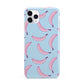 Pink Blue Bannana Fruit iPhone 11 Pro Max 3D Tough Case