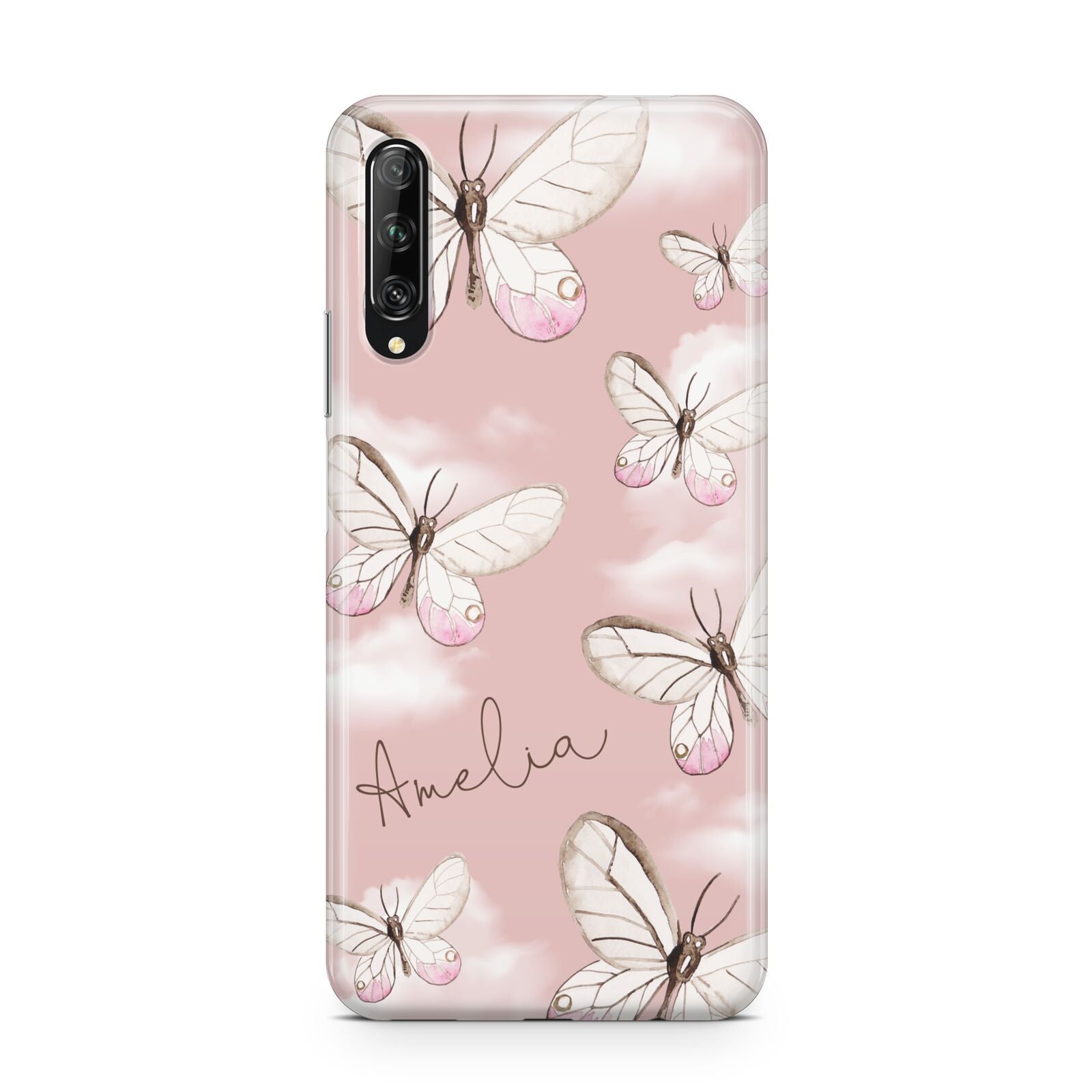 Pink Butterflies Personalised Huawei P Smart Pro 2019