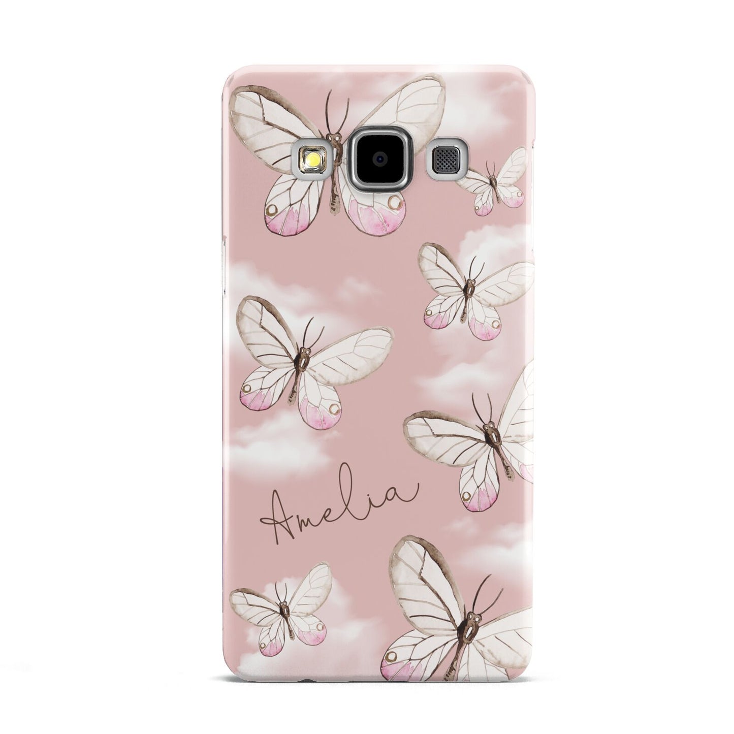 Pink Butterflies Personalised Samsung Galaxy A5 Case