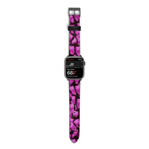 Pink Butterfly Watch Strap