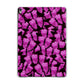 Pink Butterfly Apple iPad Grey Case