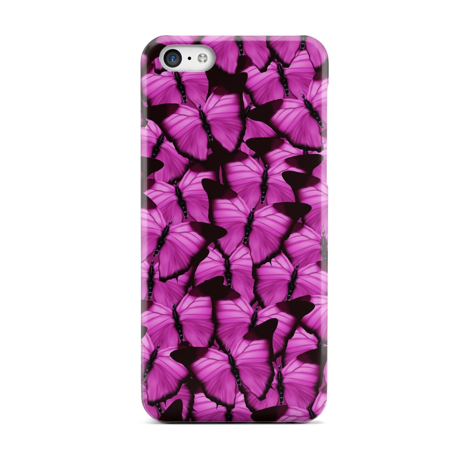 Pink Butterfly Apple iPhone 5c Case