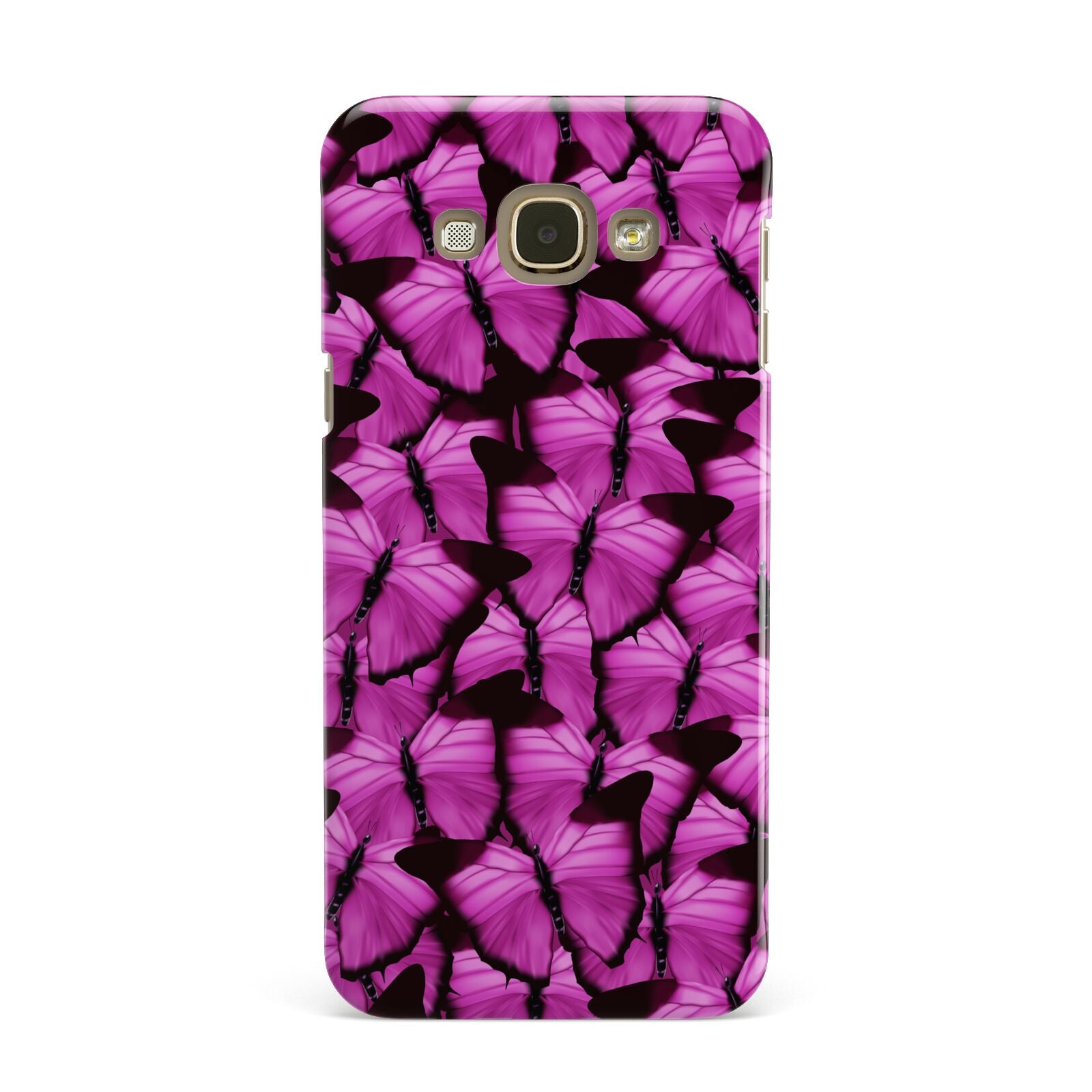 Pink Butterfly Samsung Galaxy A8 Case