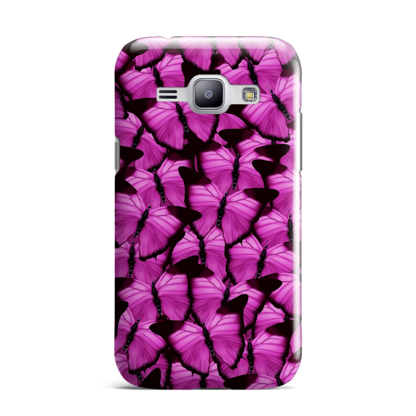 Pink Butterfly Samsung Galaxy J1 2015 Case