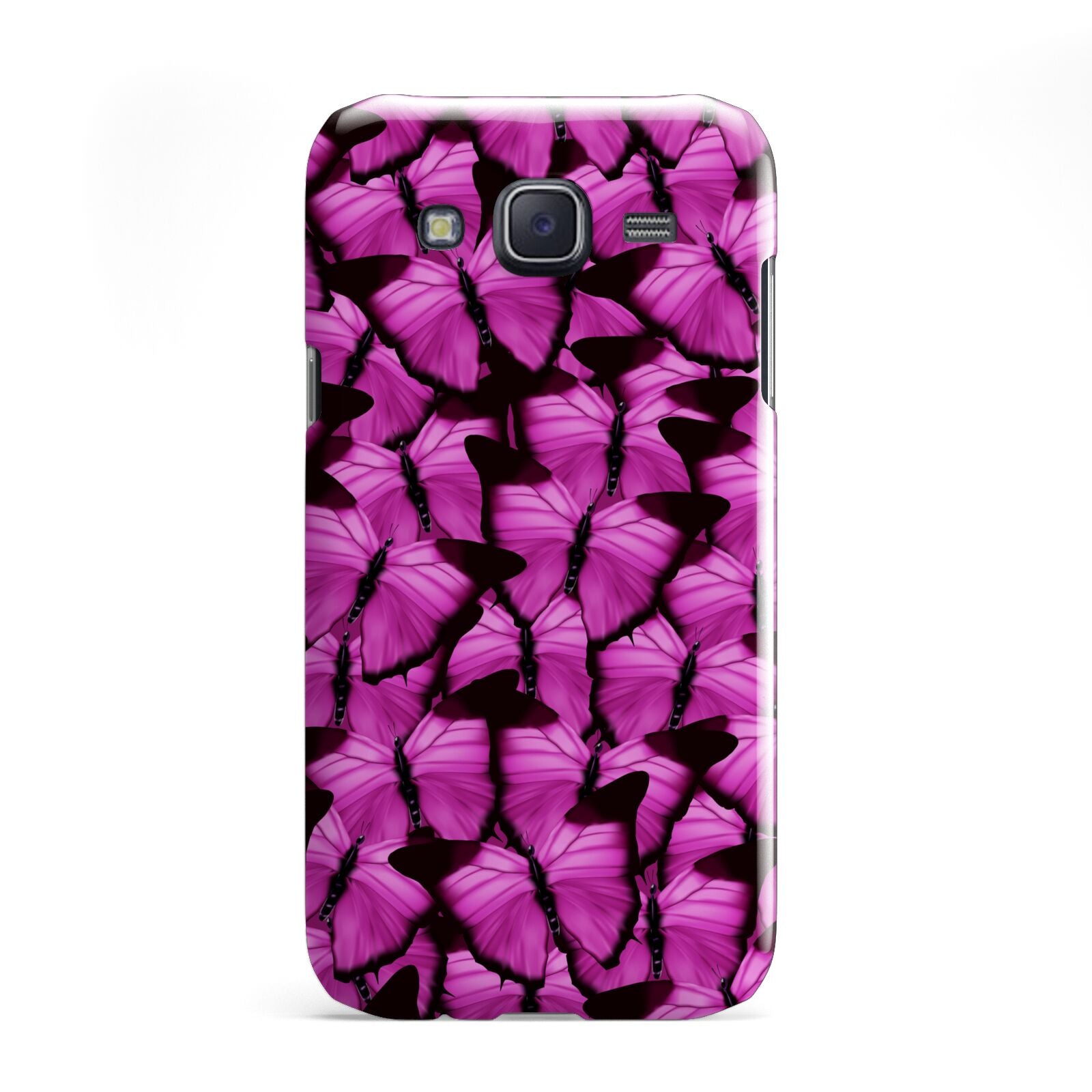 Pink Butterfly Samsung Galaxy J5 Case