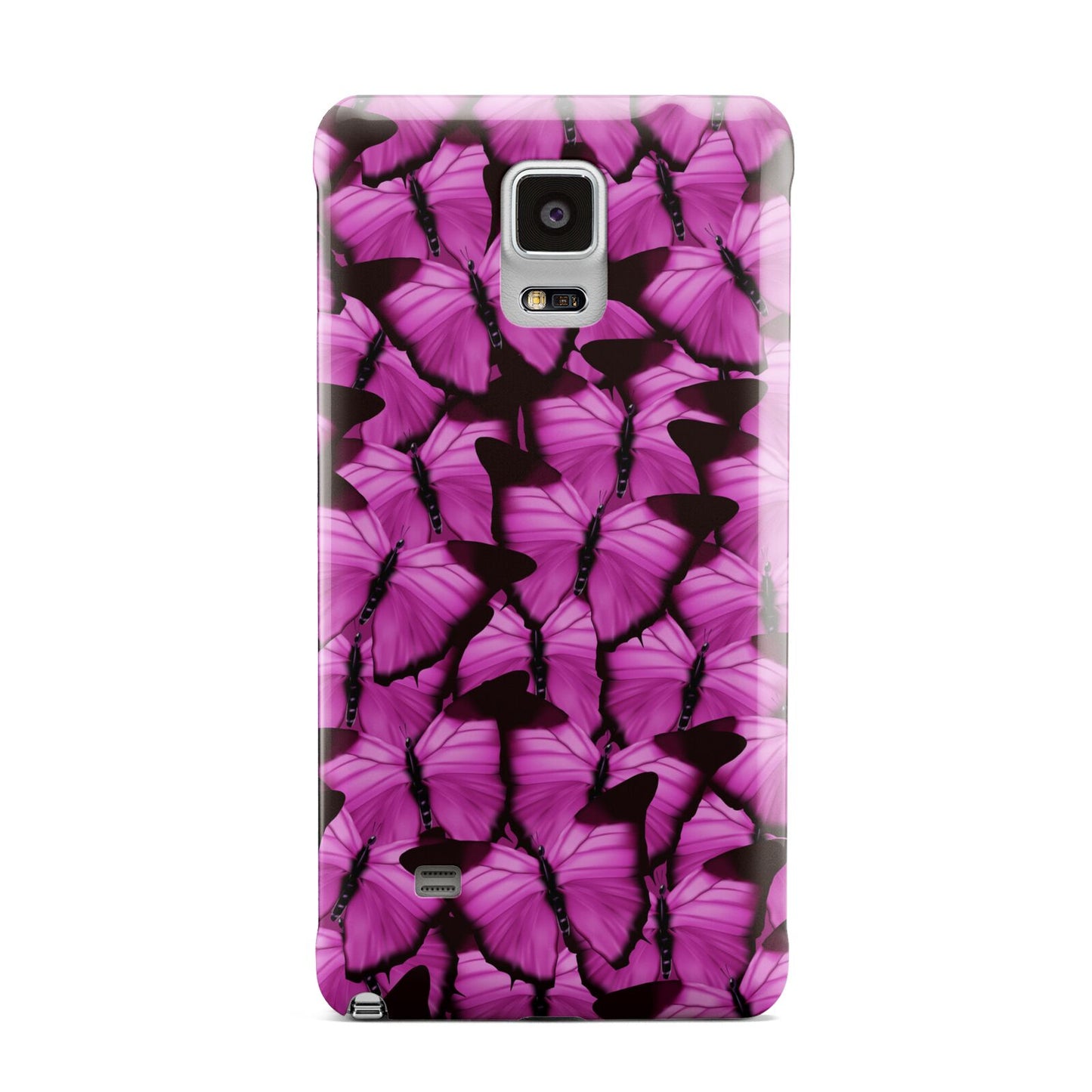 Pink Butterfly Samsung Galaxy Note 4 Case