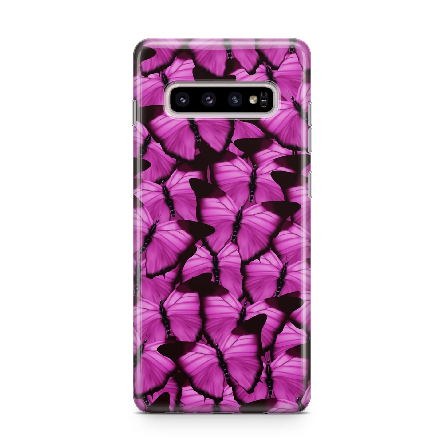 Pink Butterfly Samsung Galaxy S10 Plus Case