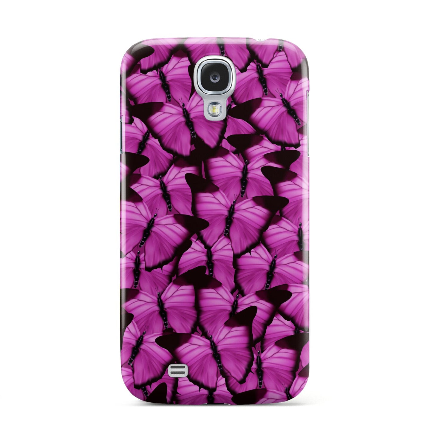 Pink Butterfly Samsung Galaxy S4 Case