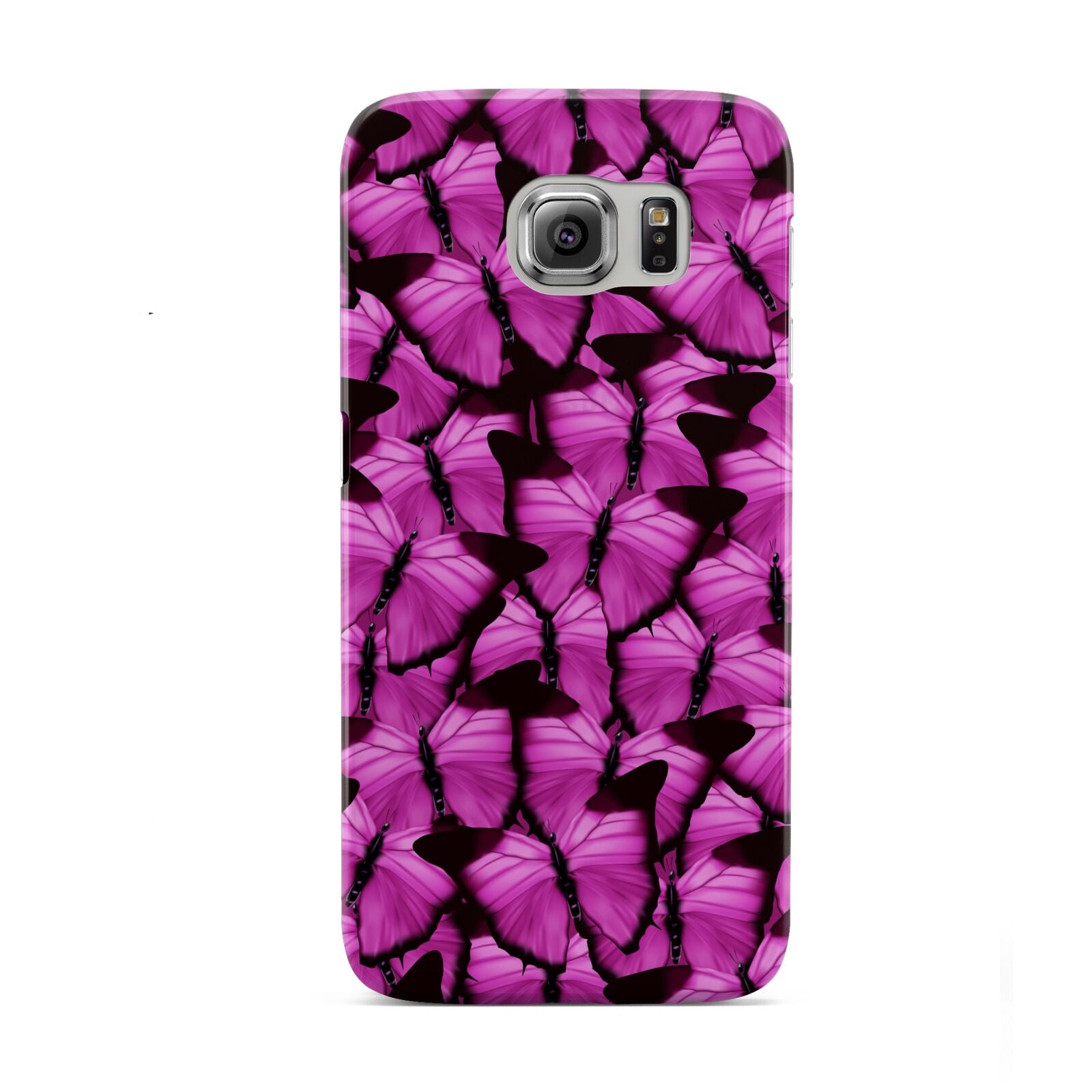 Pink Butterfly Samsung Galaxy S6 Case