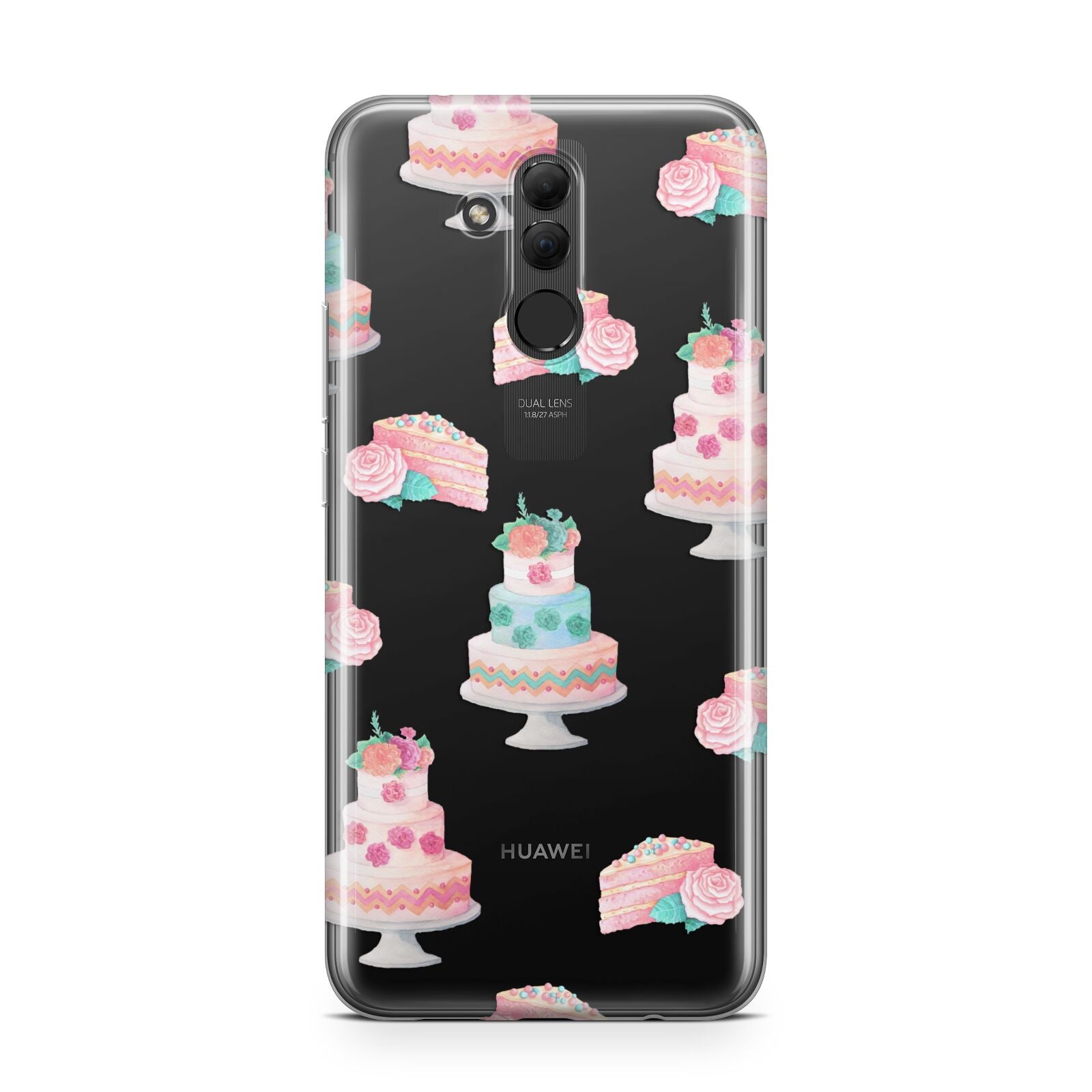 Pink Cake Print Huawei Mate 20 Lite