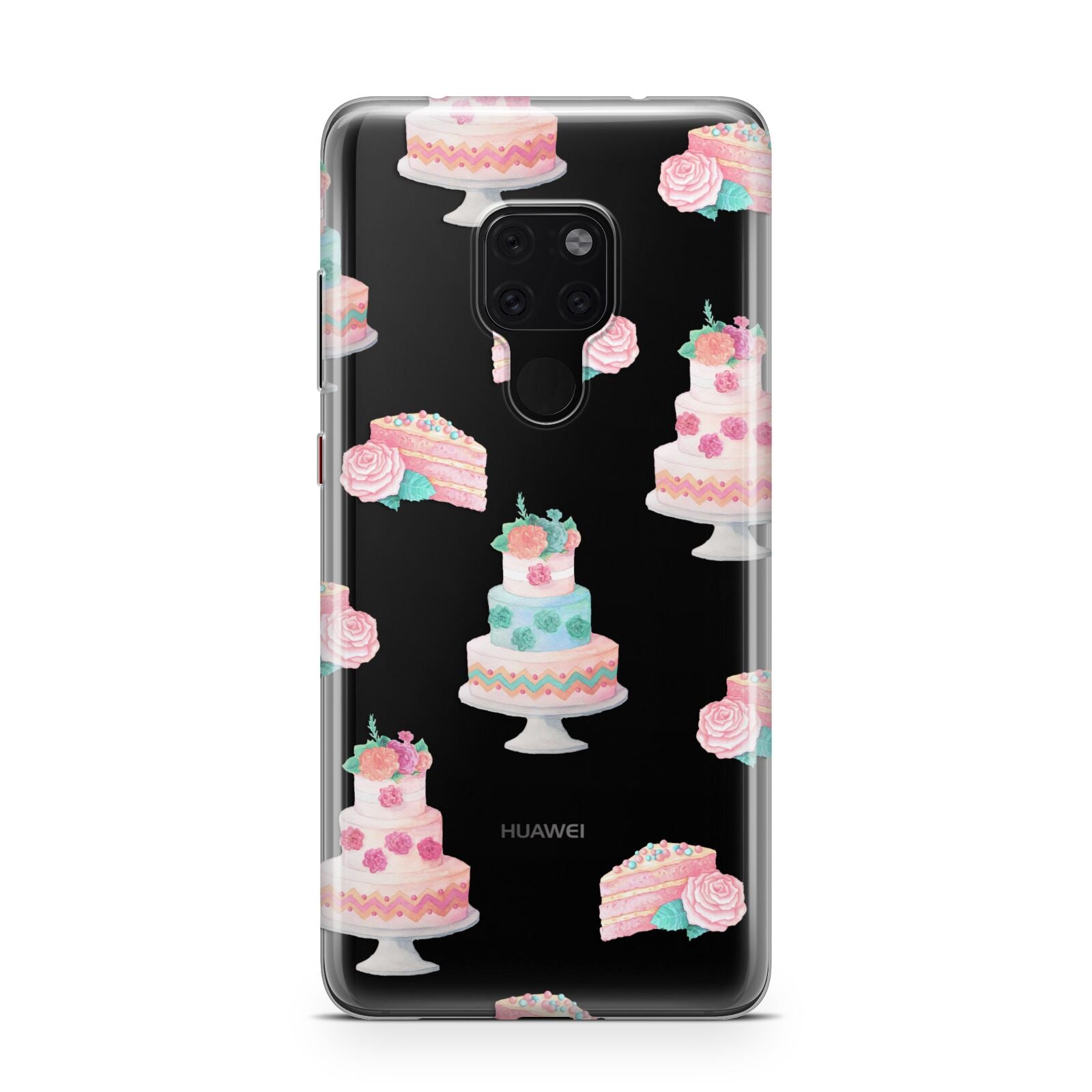 Pink Cake Print Huawei Mate 20 Phone Case