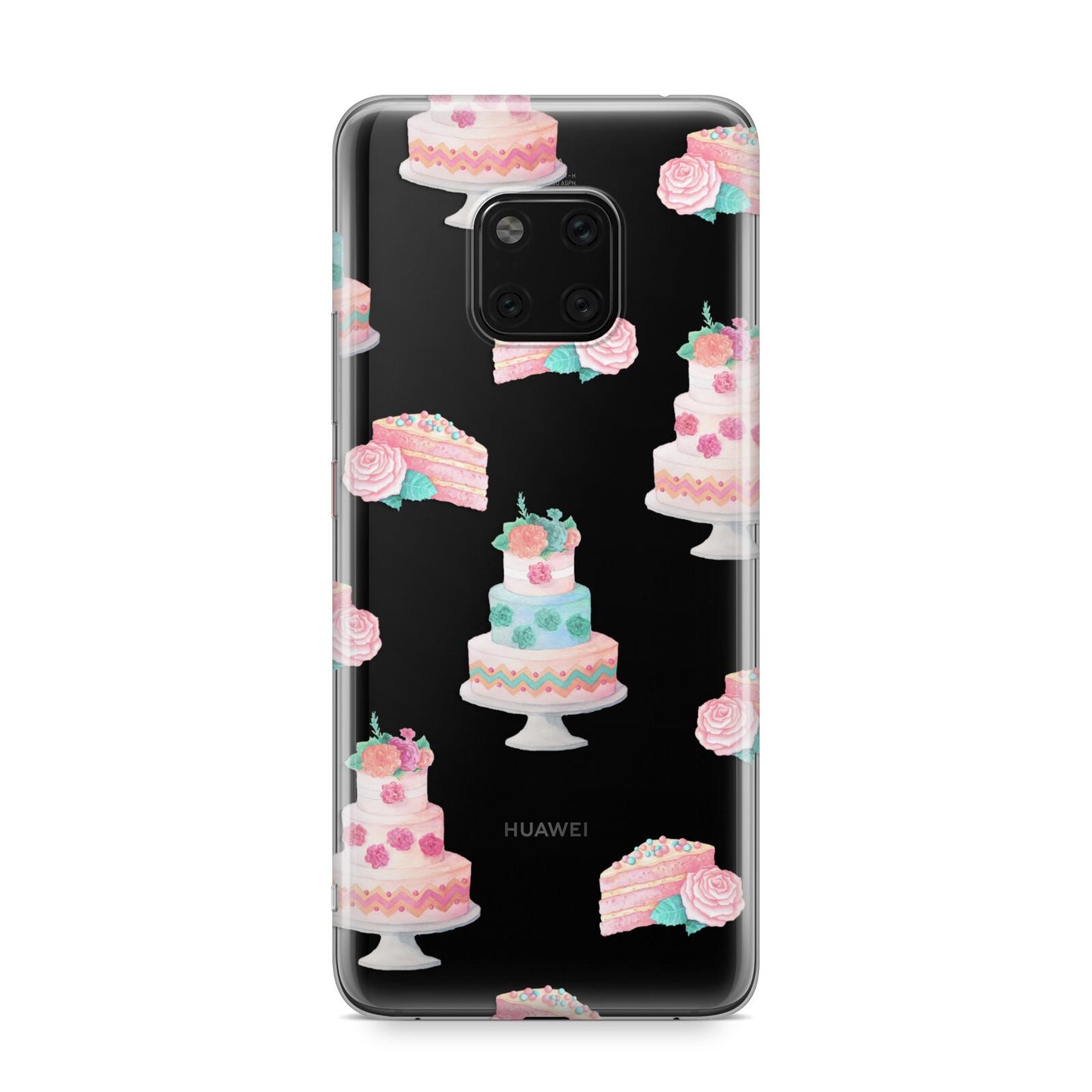 Pink Cake Print Huawei Mate 20 Pro Phone Case