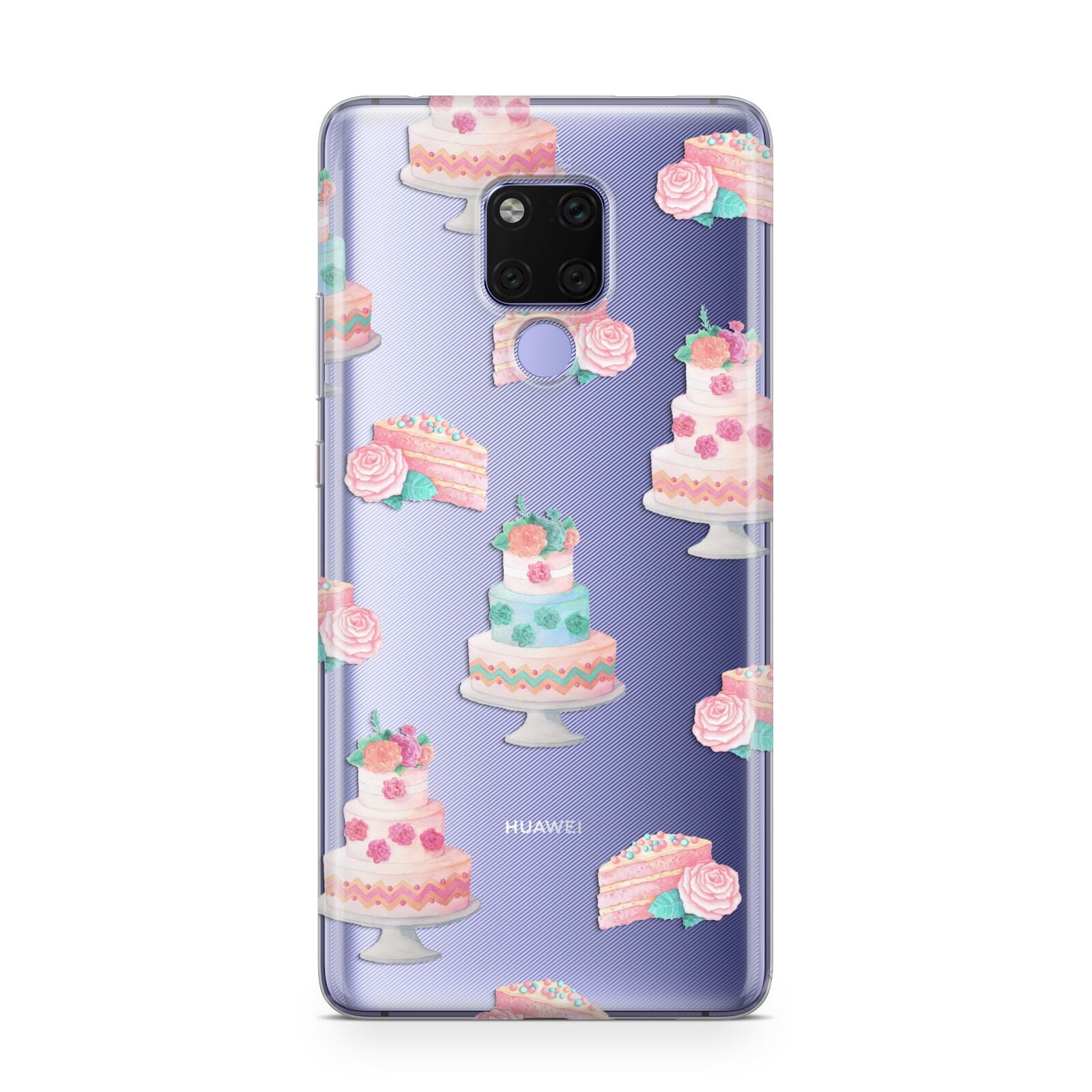 Pink Cake Print Huawei Mate 20X Phone Case