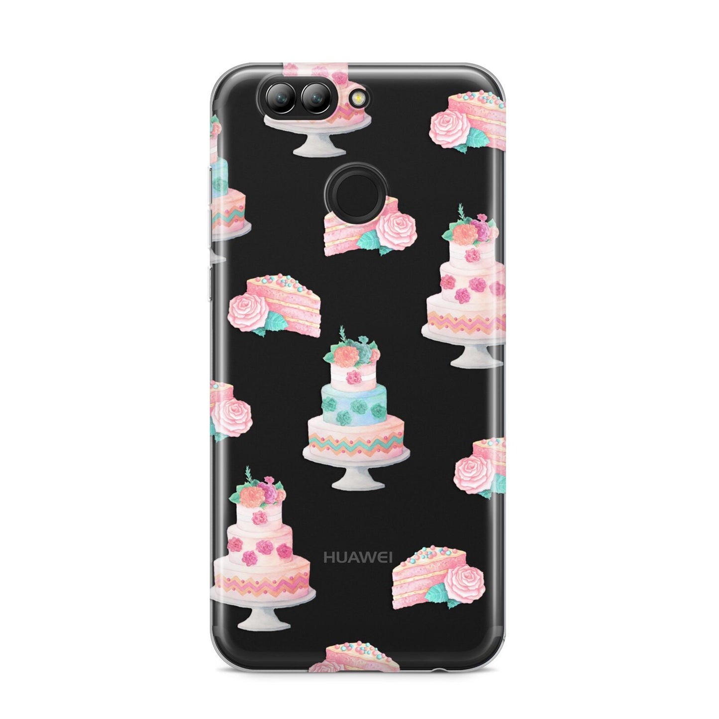 Pink Cake Print Huawei Nova 2s Phone Case