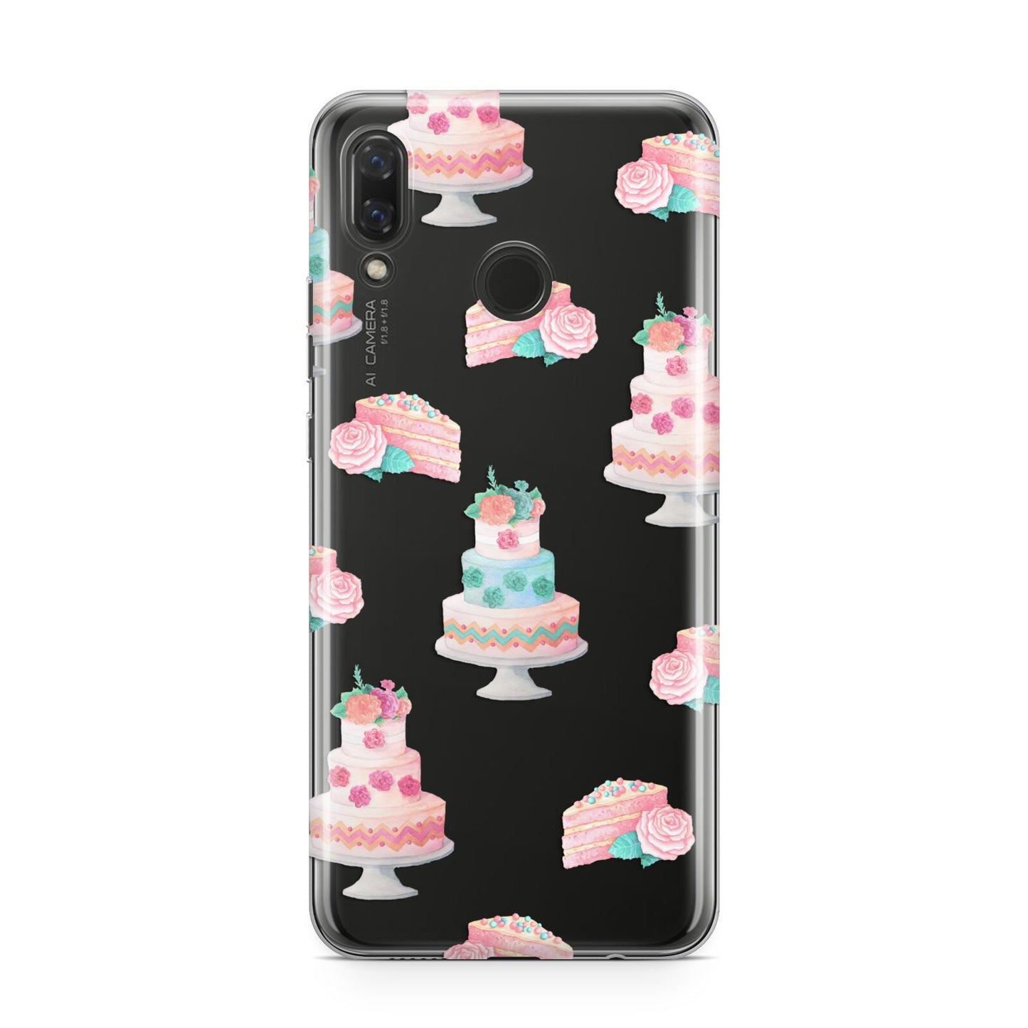 Pink Cake Print Huawei Nova 3 Phone Case