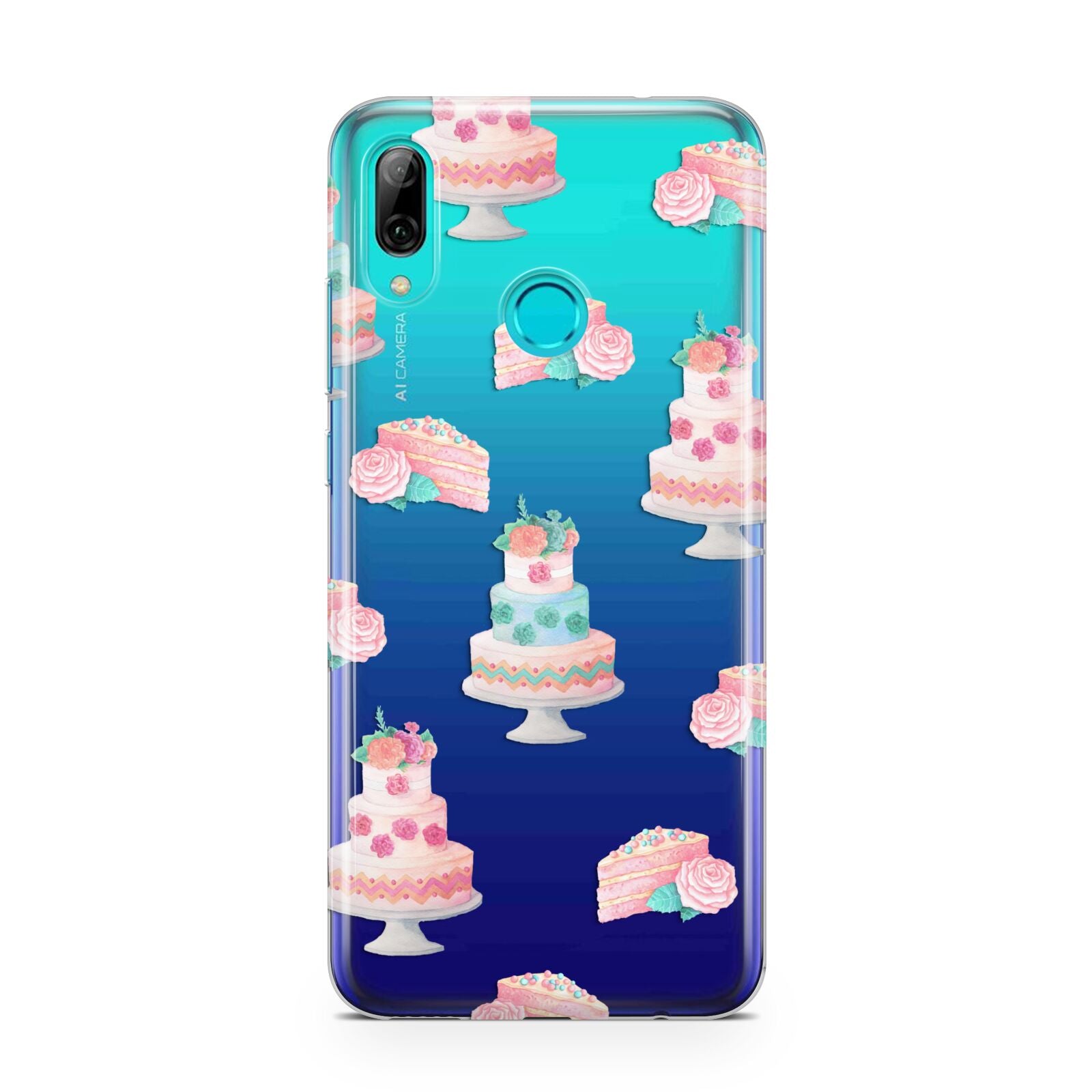 Pink Cake Print Huawei P Smart 2019 Case