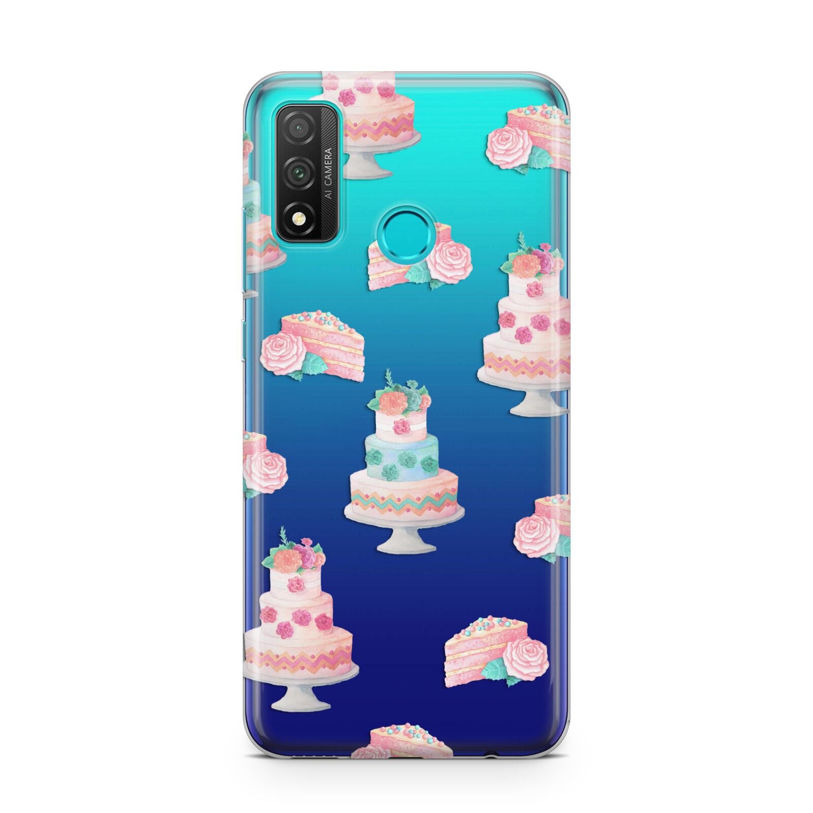 Pink Cake Print Huawei P Smart 2020