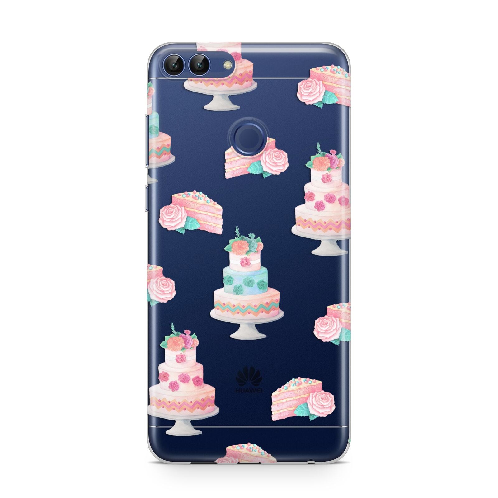 Pink Cake Print Huawei P Smart Case