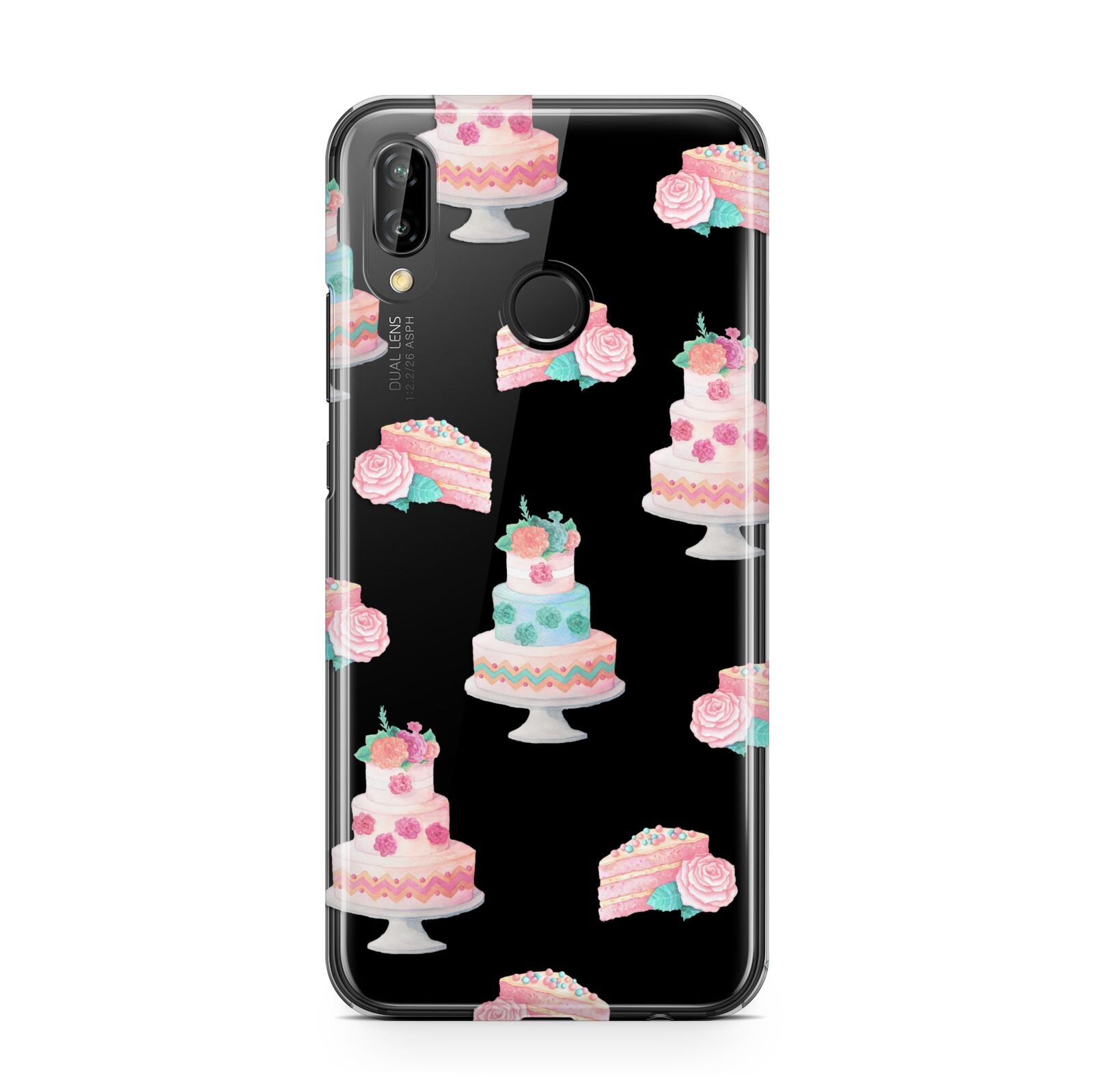 Pink Cake Print Huawei P20 Lite Phone Case