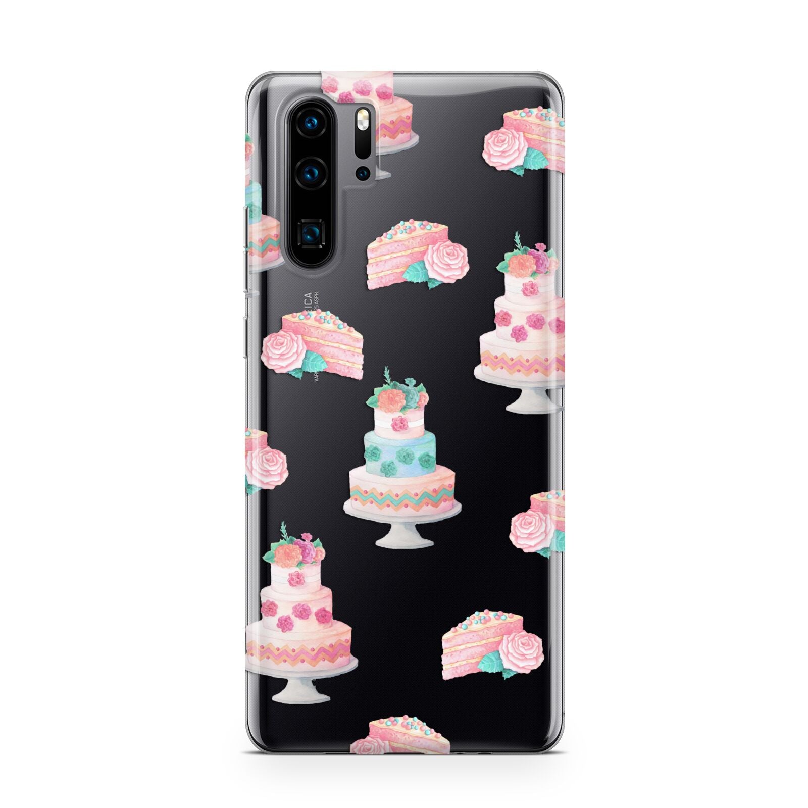 Pink Cake Print Huawei P30 Pro Phone Case