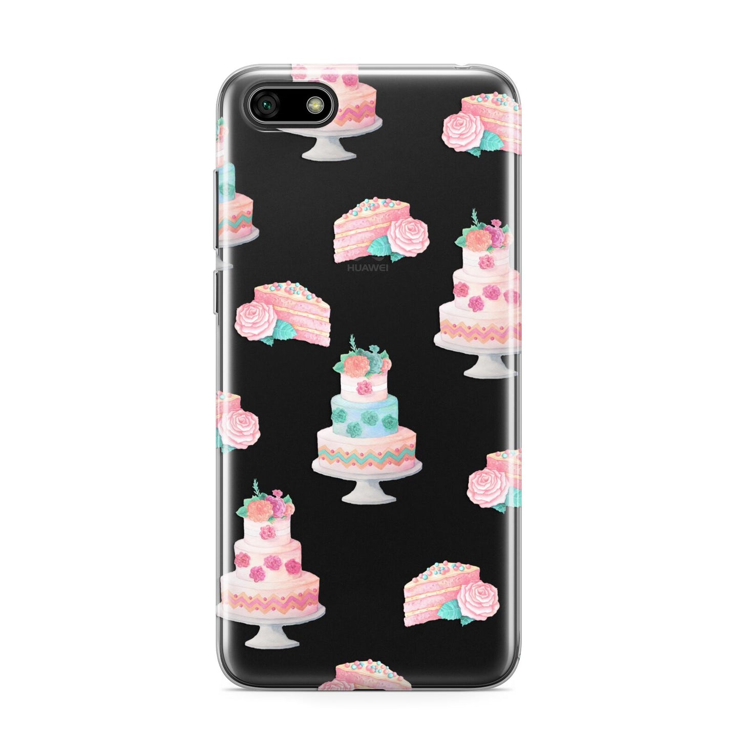 Pink Cake Print Huawei Y5 Prime 2018 Phone Case