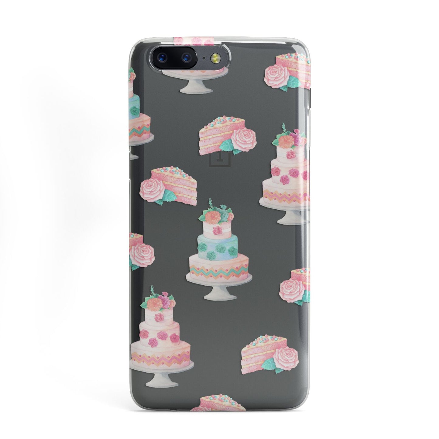 Pink Cake Print OnePlus Case