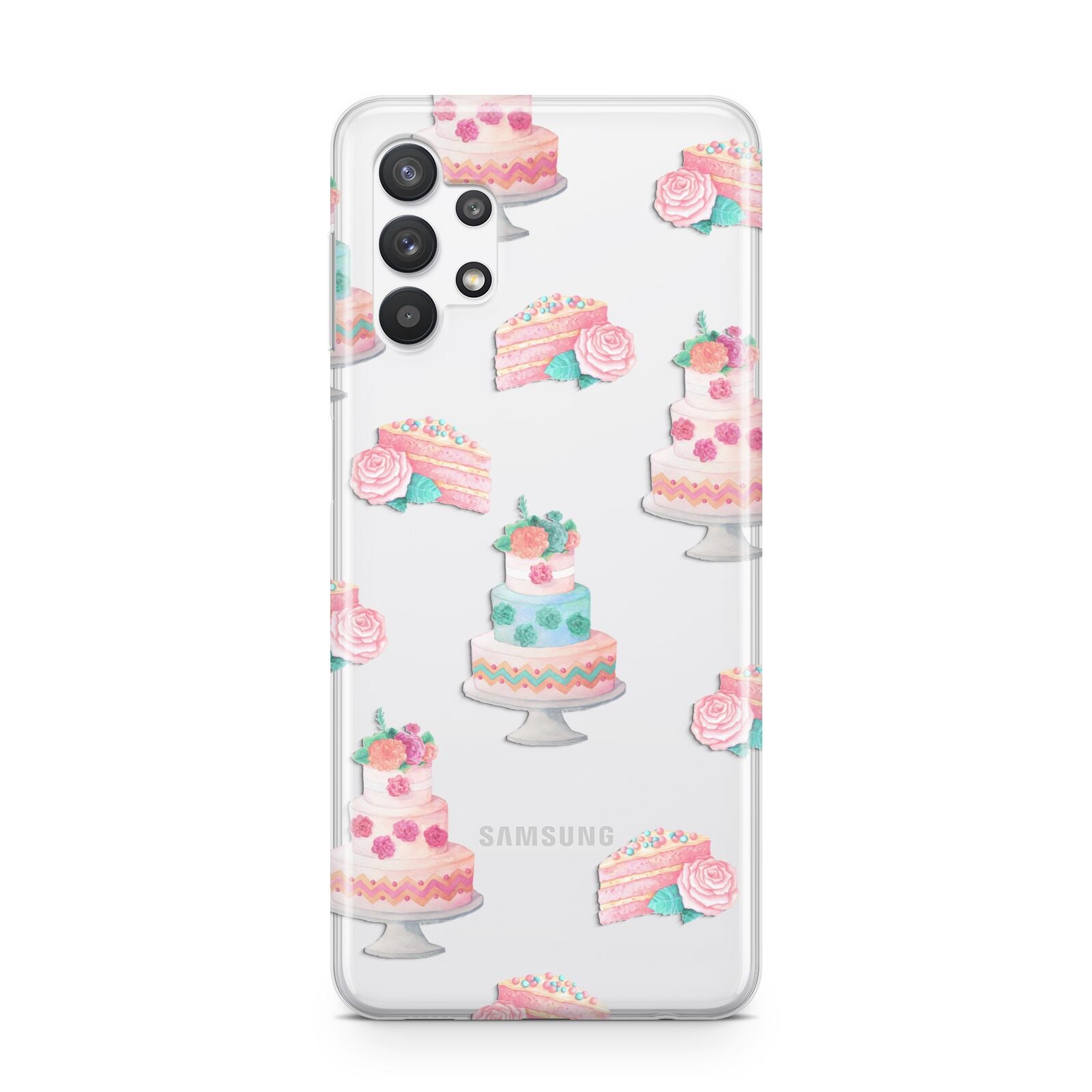 Pink Cake Print Samsung A32 5G Case