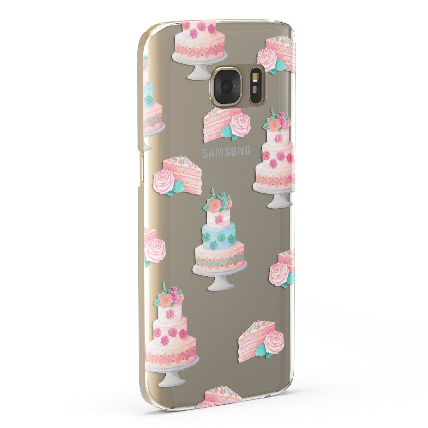 Pink Cake Print Samsung Galaxy Case Fourty Five Degrees