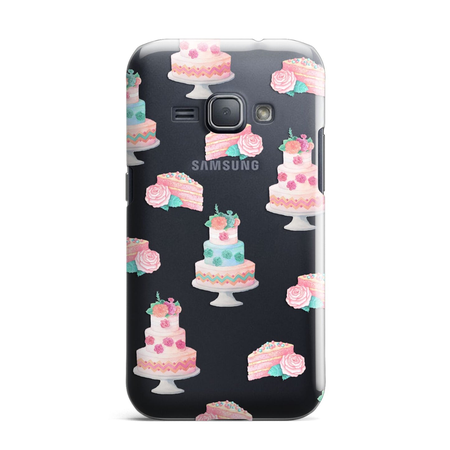 Pink Cake Print Samsung Galaxy J1 2016 Case