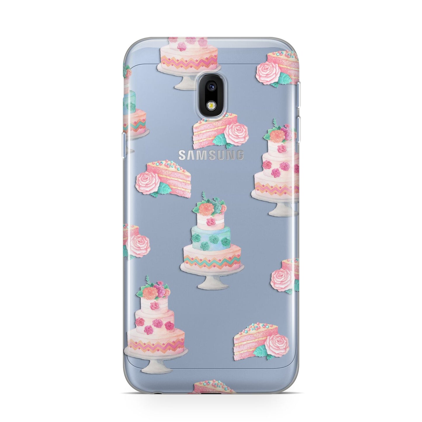 Pink Cake Print Samsung Galaxy J3 2017 Case