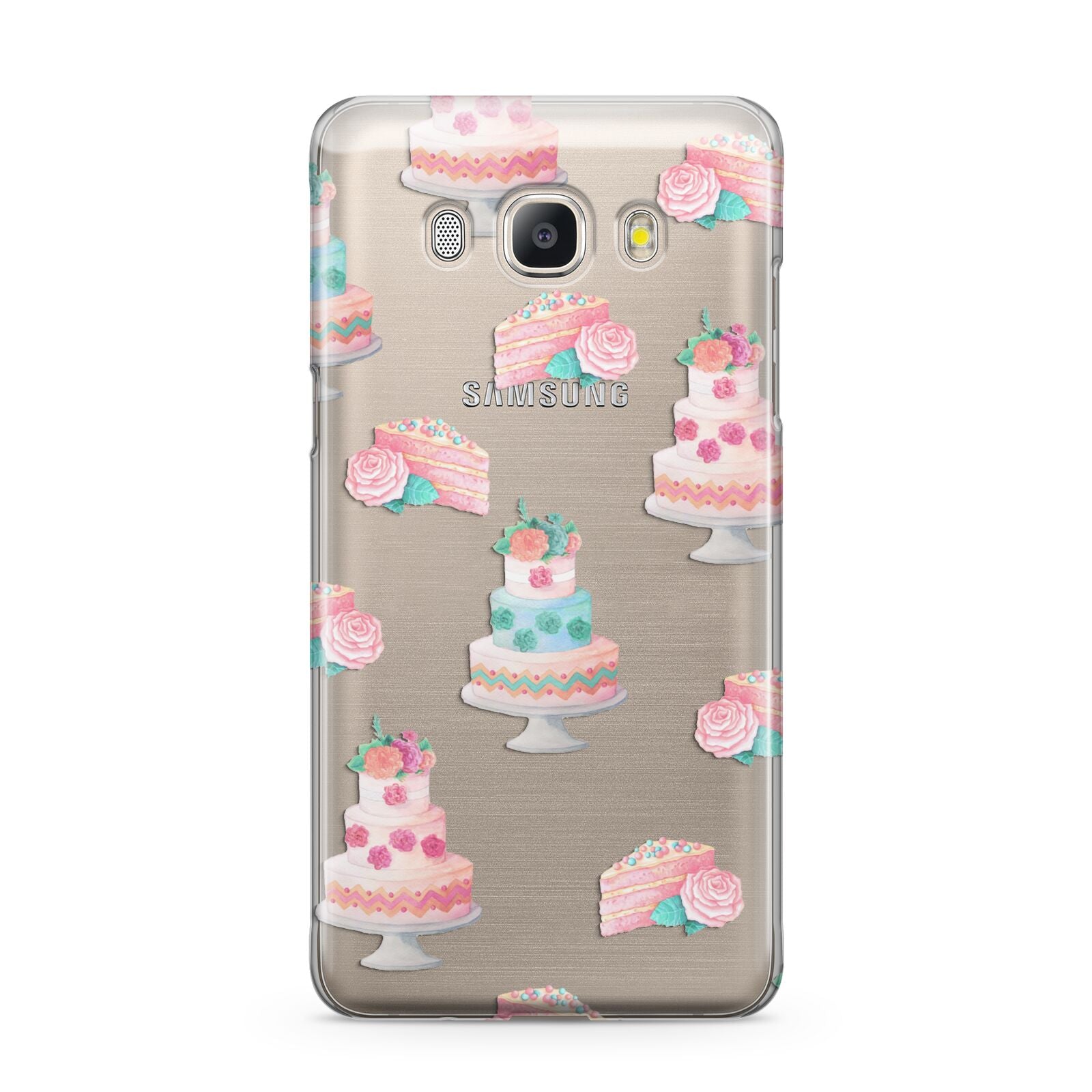 Pink Cake Print Samsung Galaxy J5 2016 Case