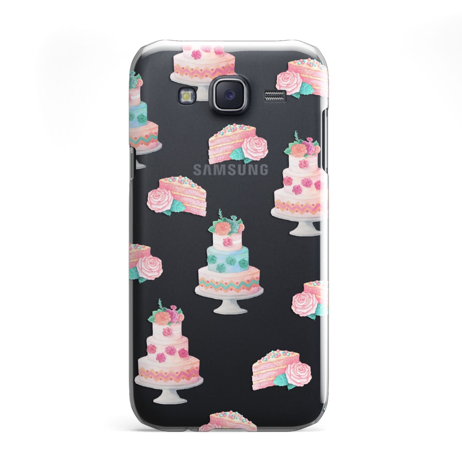 Pink Cake Print Samsung Galaxy J5 Case