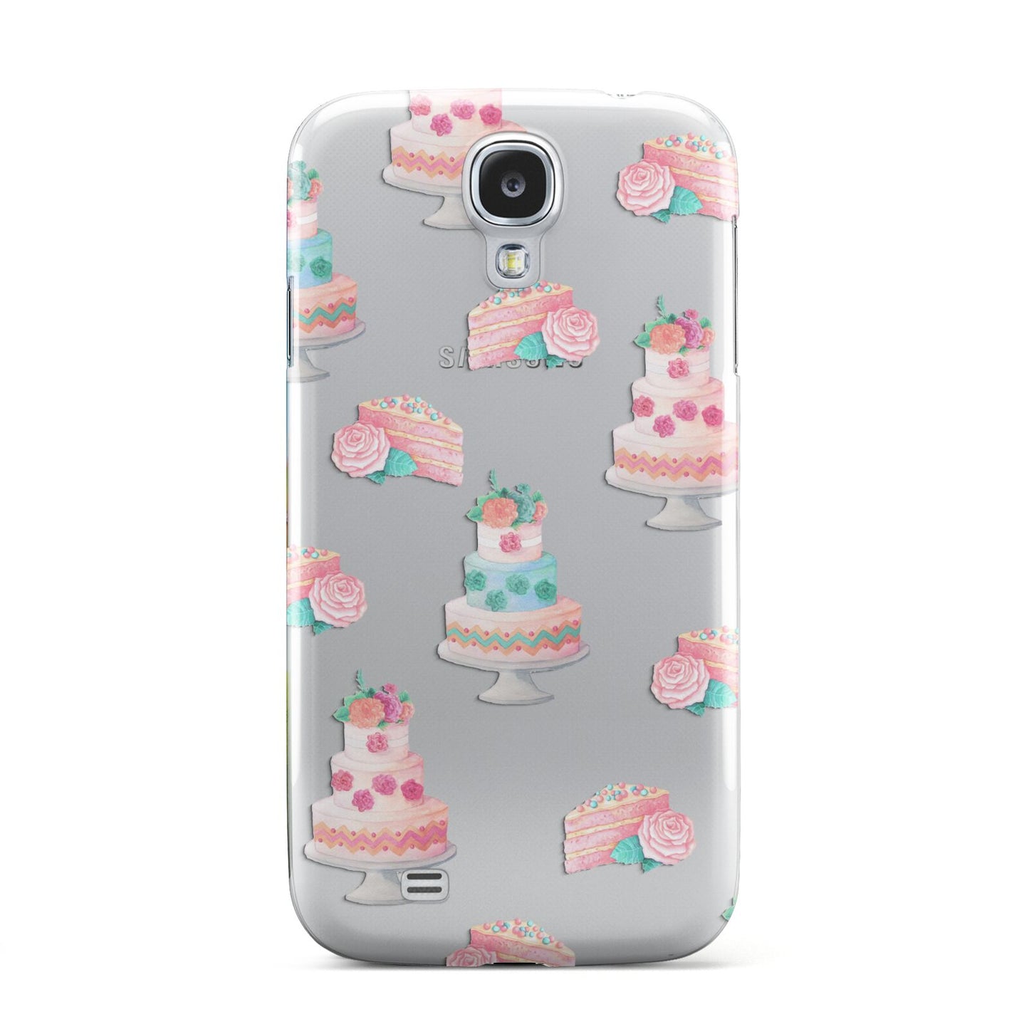 Pink Cake Print Samsung Galaxy S4 Case