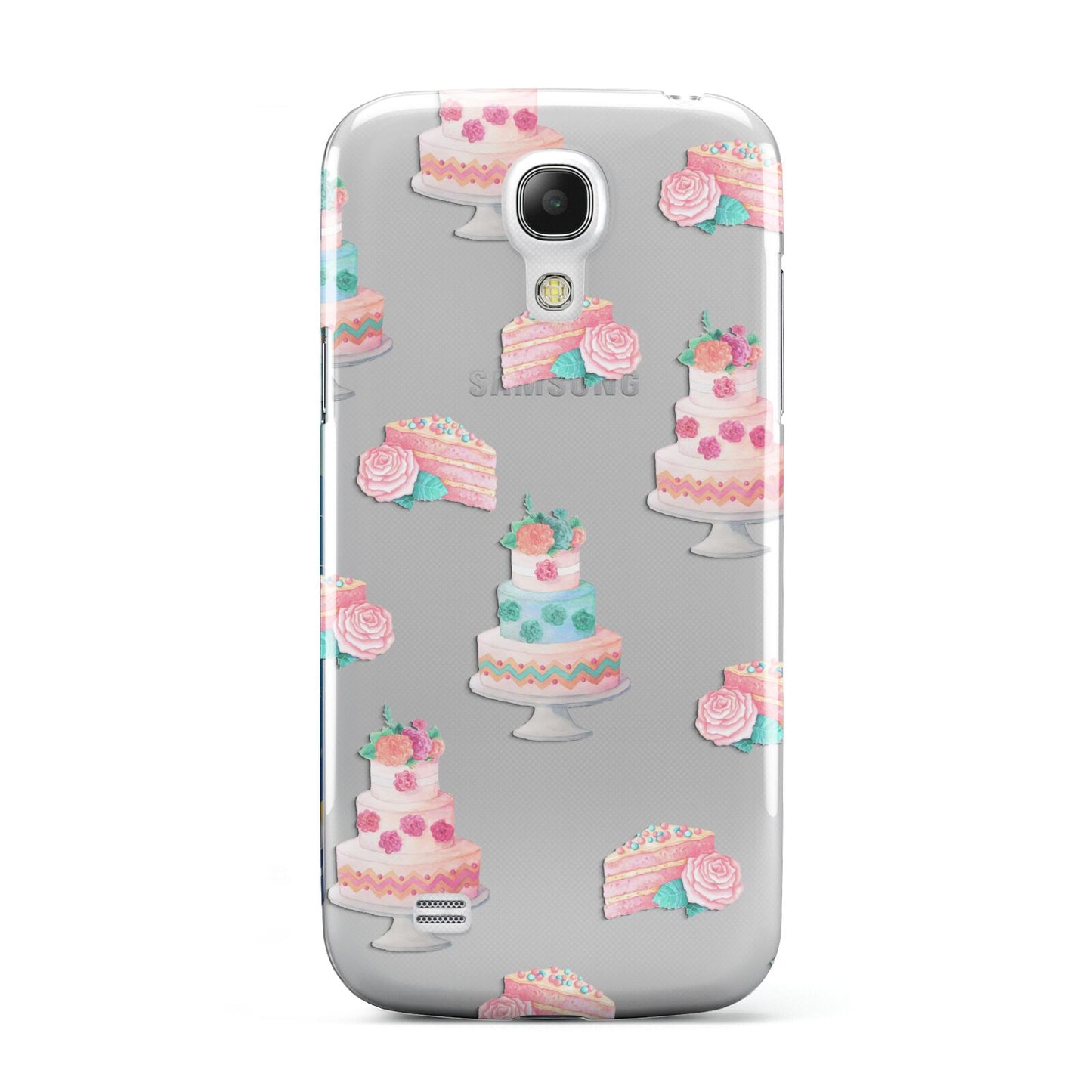 Pink Cake Print Samsung Galaxy S4 Mini Case