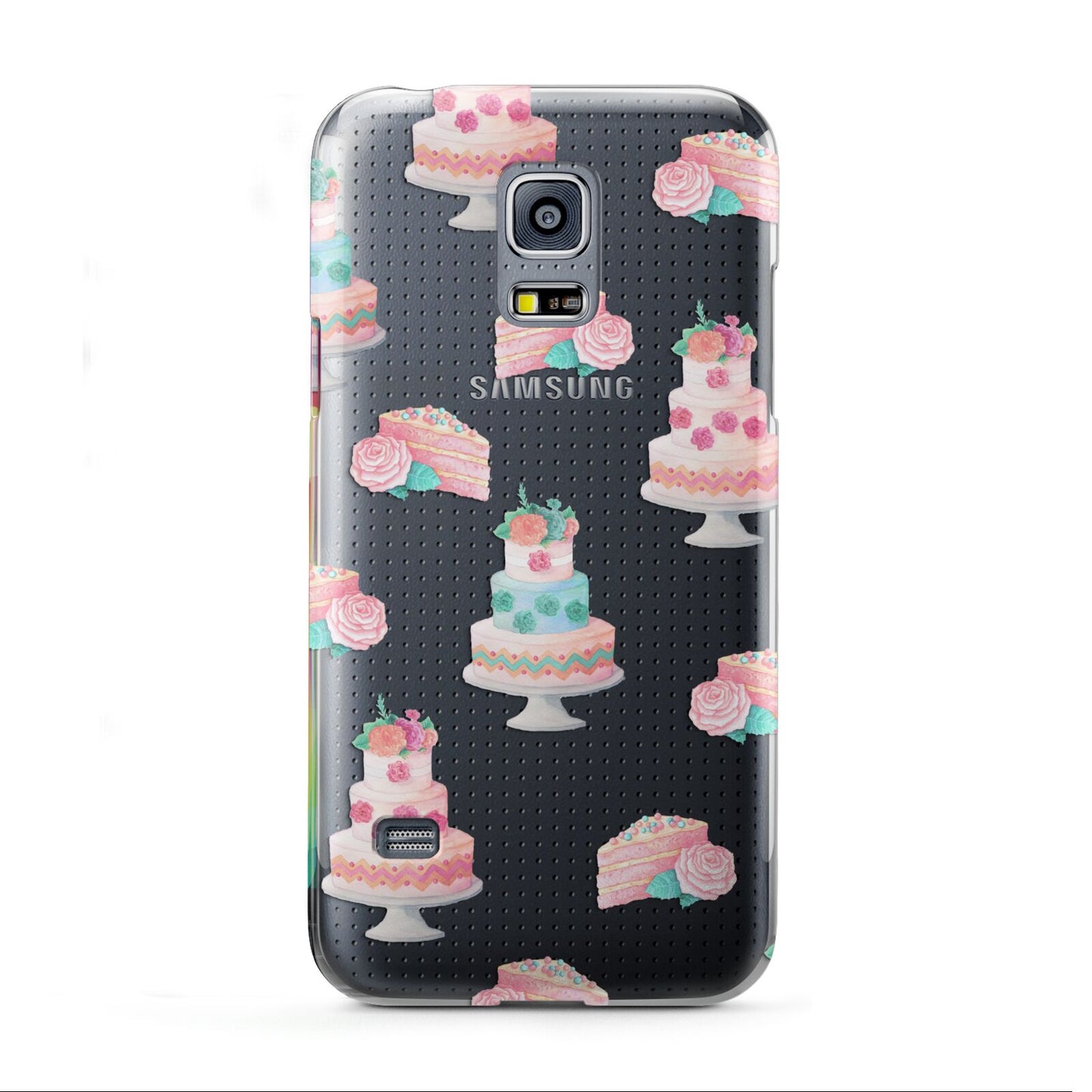 Pink Cake Print Samsung Galaxy S5 Mini Case