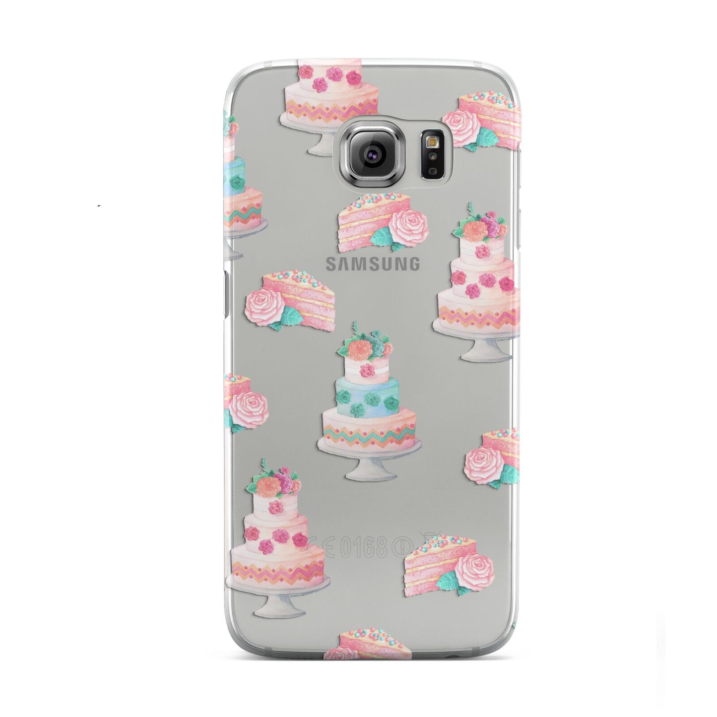 Pink Cake Print Samsung Galaxy S6 Case