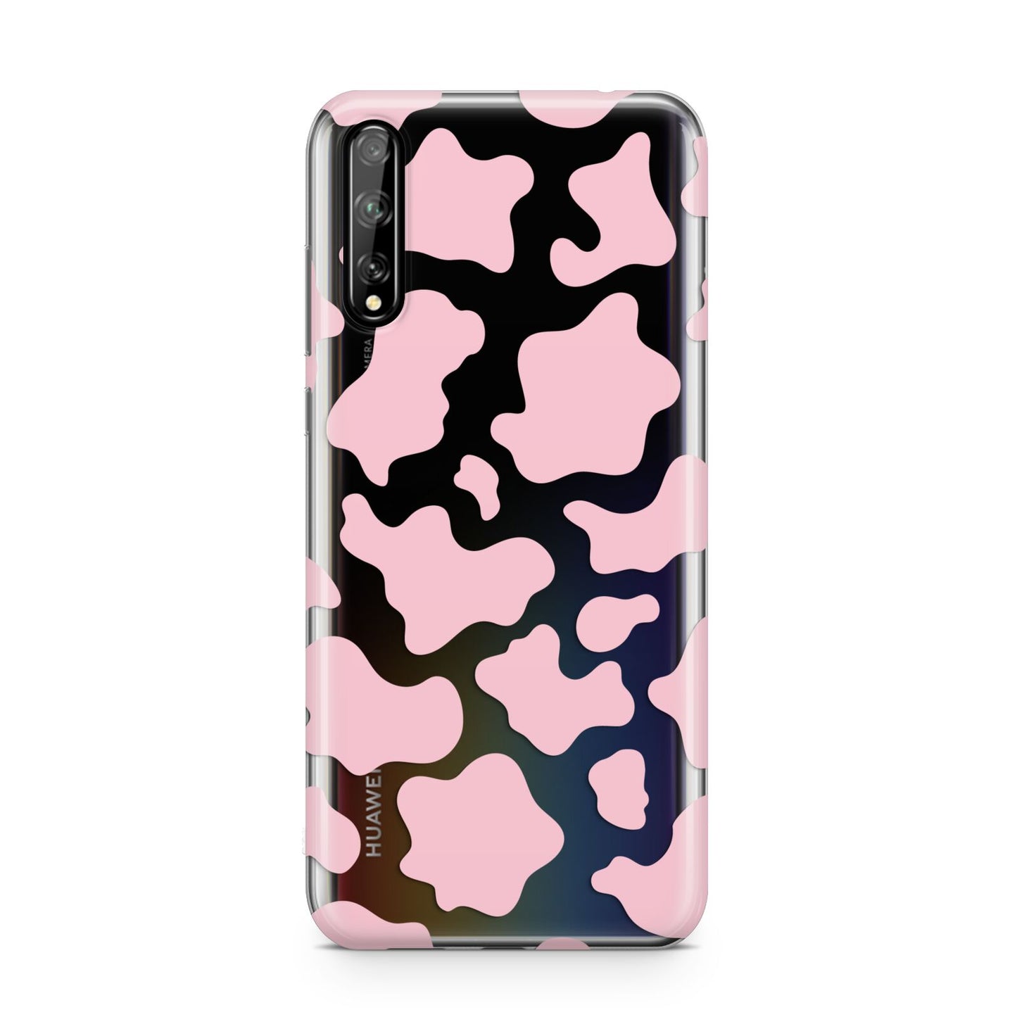 Pink Cow Print Huawei Enjoy 10s Phone Case