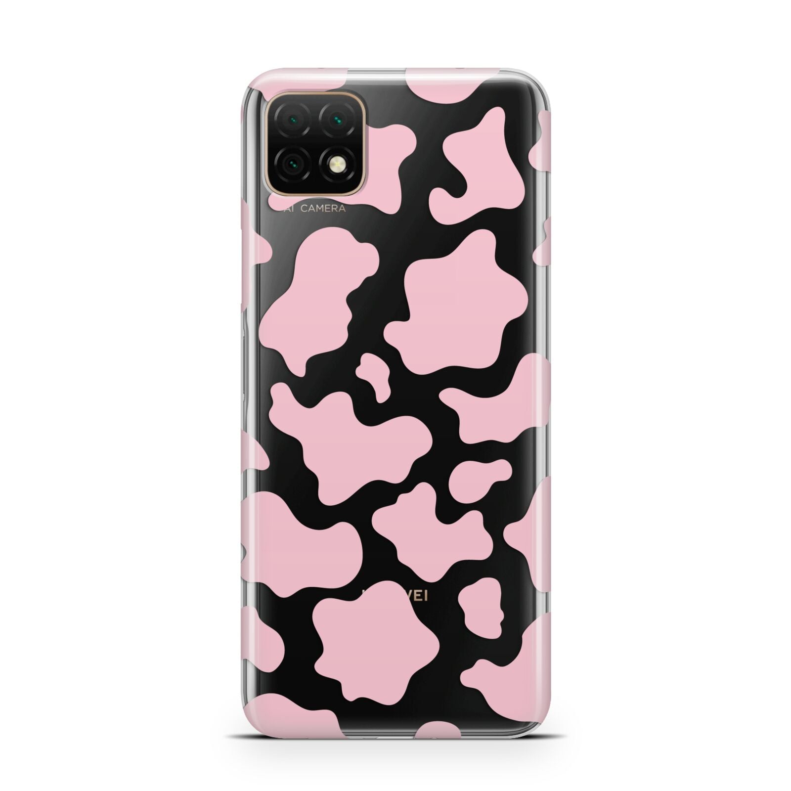 Pink Cow Print Huawei Enjoy 20 Phone Case