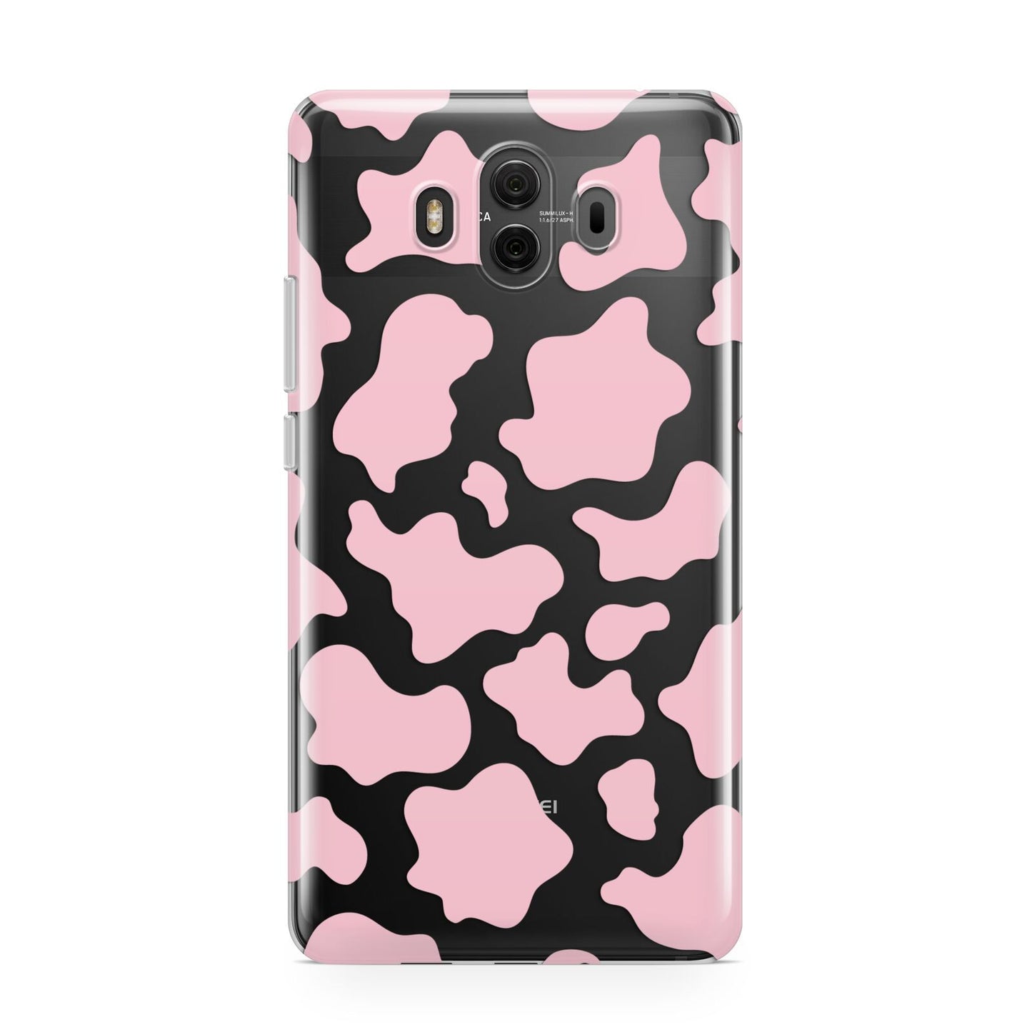 Pink Cow Print Huawei Mate 10 Protective Phone Case