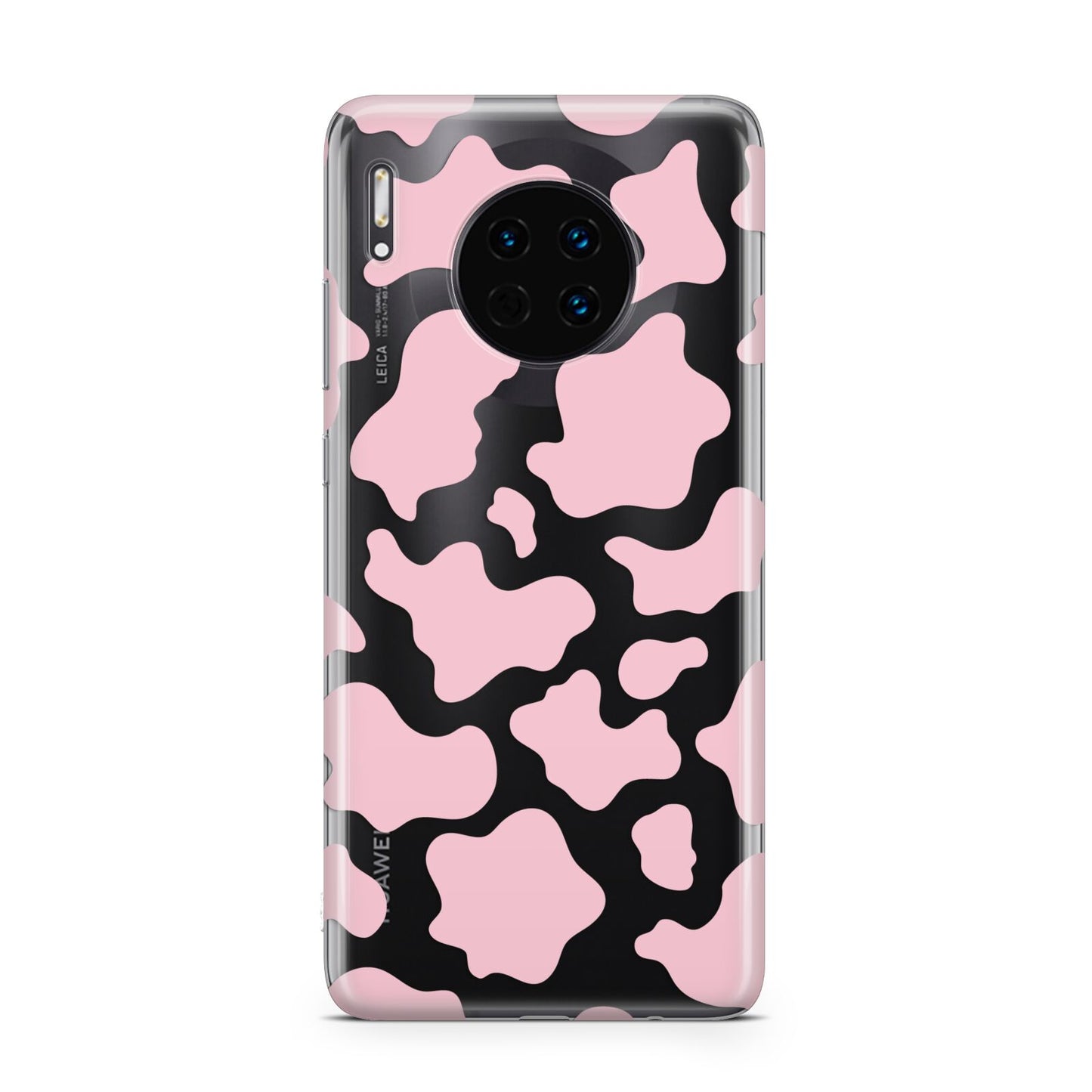 Pink Cow Print Huawei Mate 30