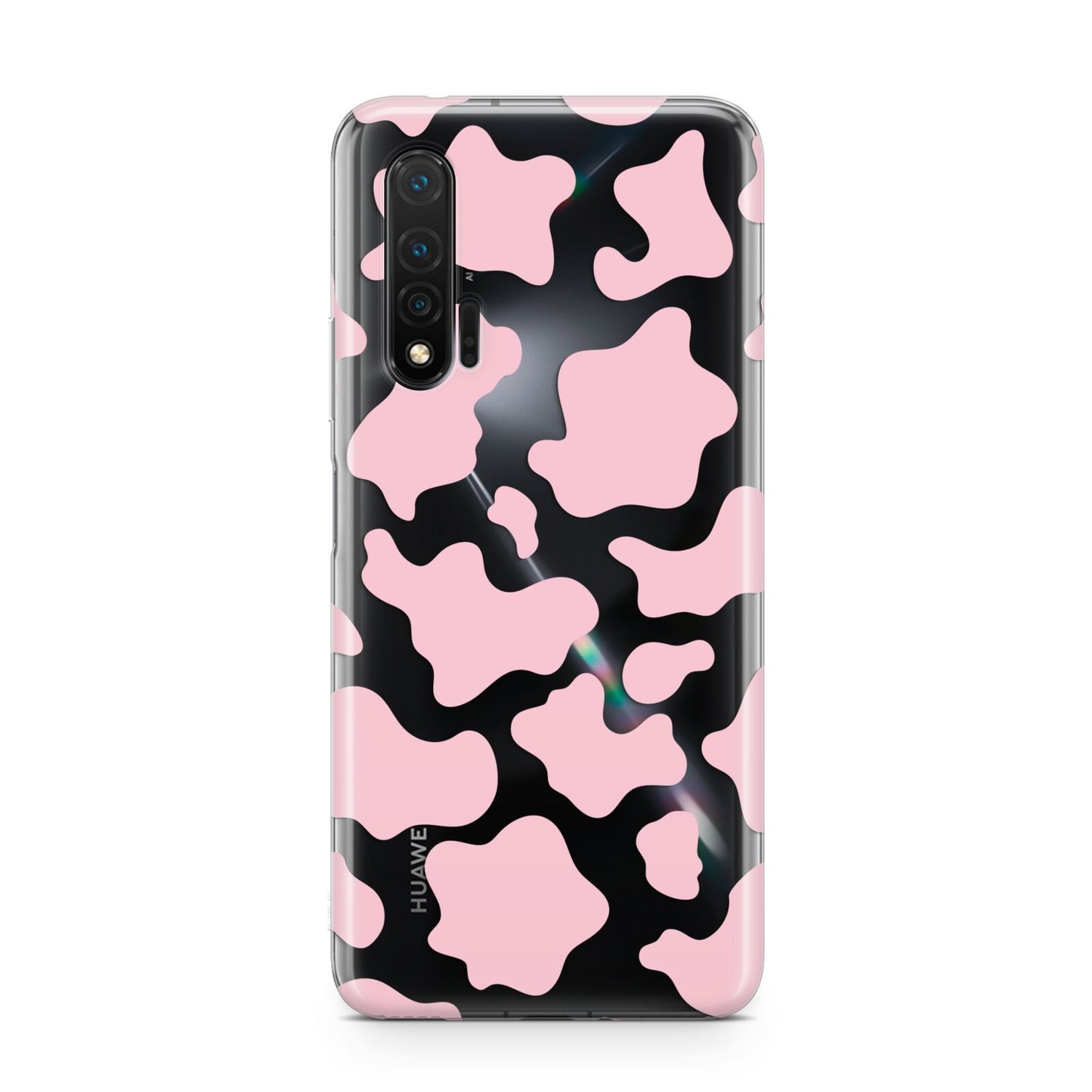 Pink Cow Print Huawei Nova 6 Phone Case