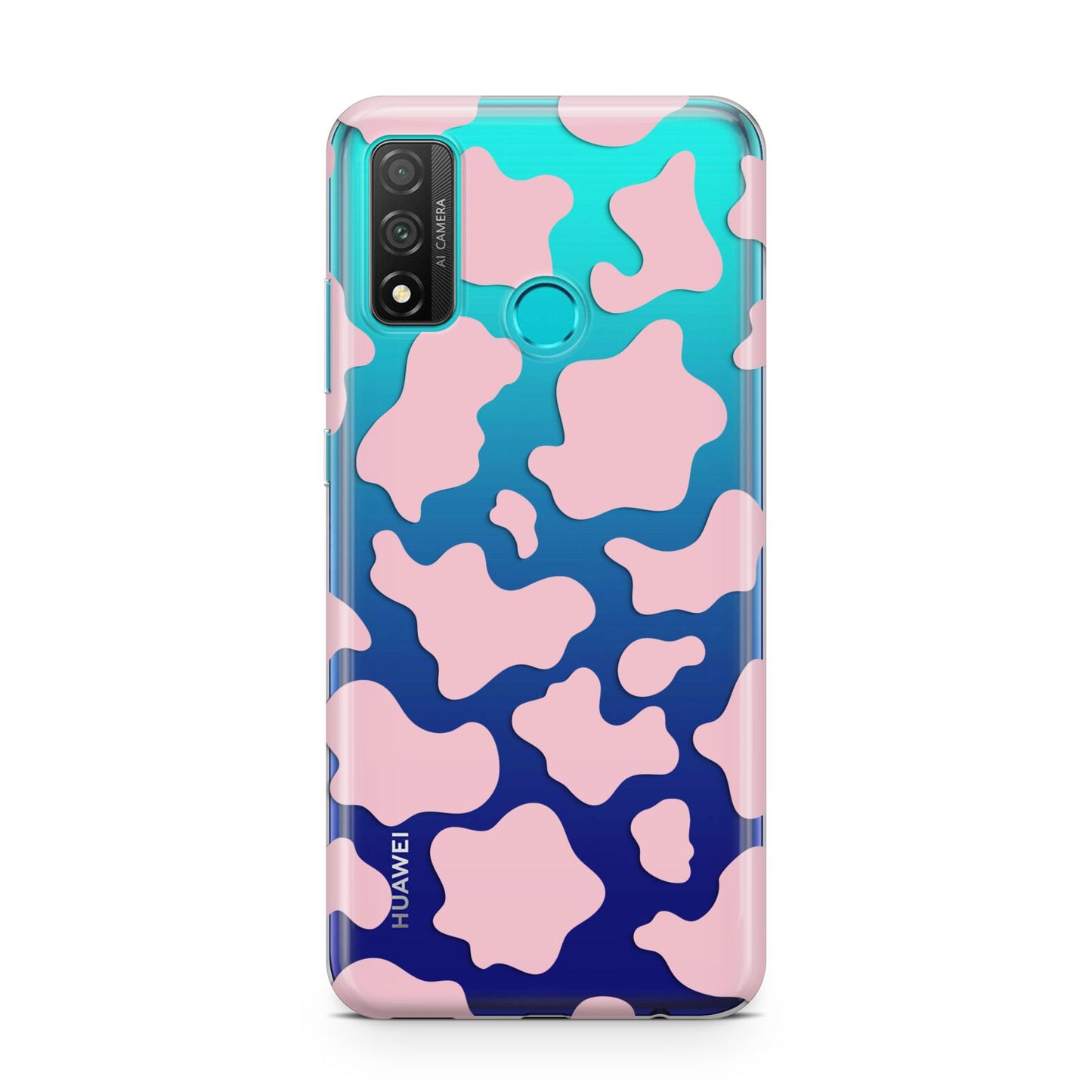 Pink Cow Print Huawei P Smart 2020