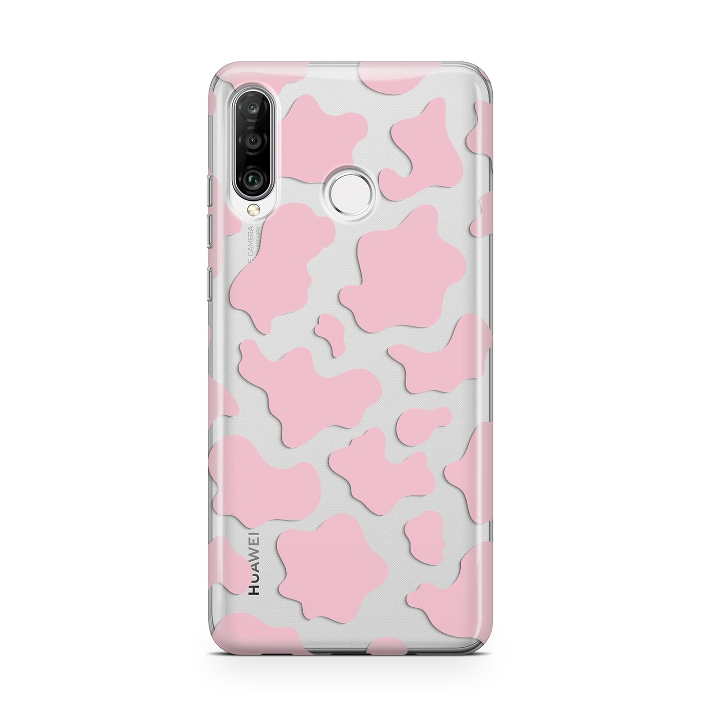 Pink Cow Print Huawei P30 Lite Phone Case