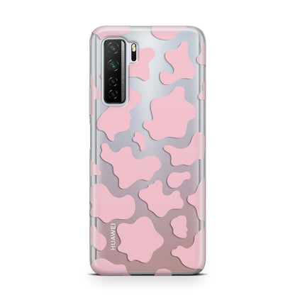 Pink Cow Print Huawei P40 Lite 5G Phone Case