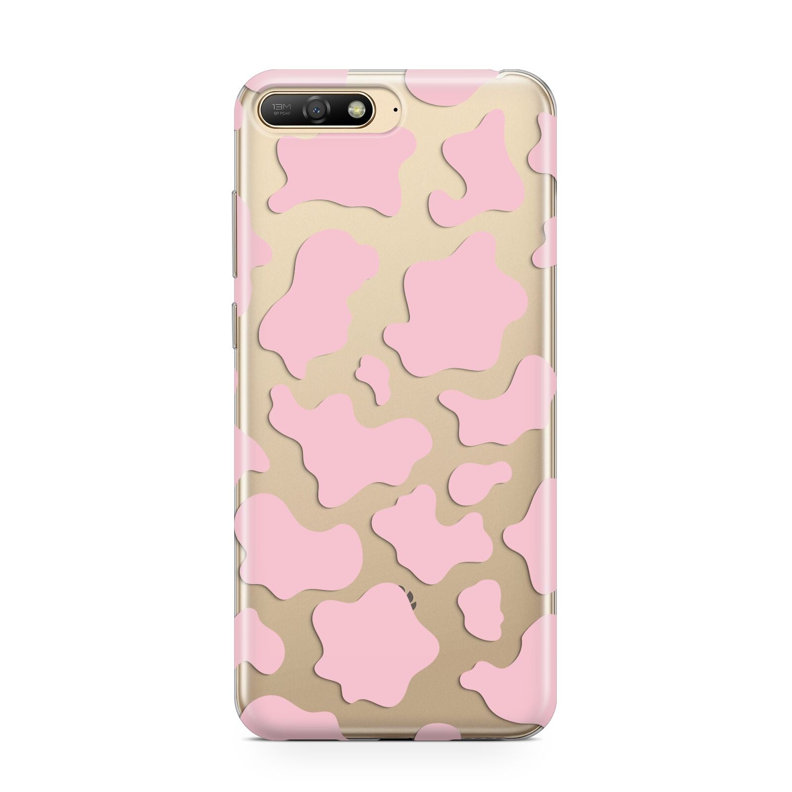 Pink Cow Print Huawei Y6 2018