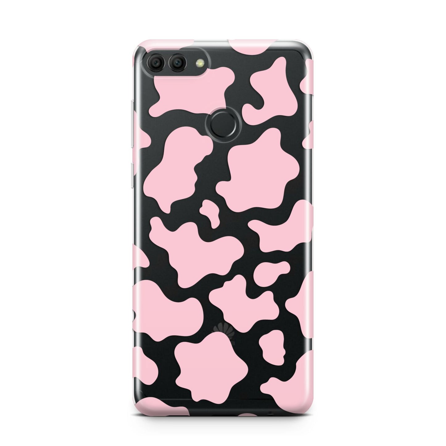 Pink Cow Print Huawei Y9 2018