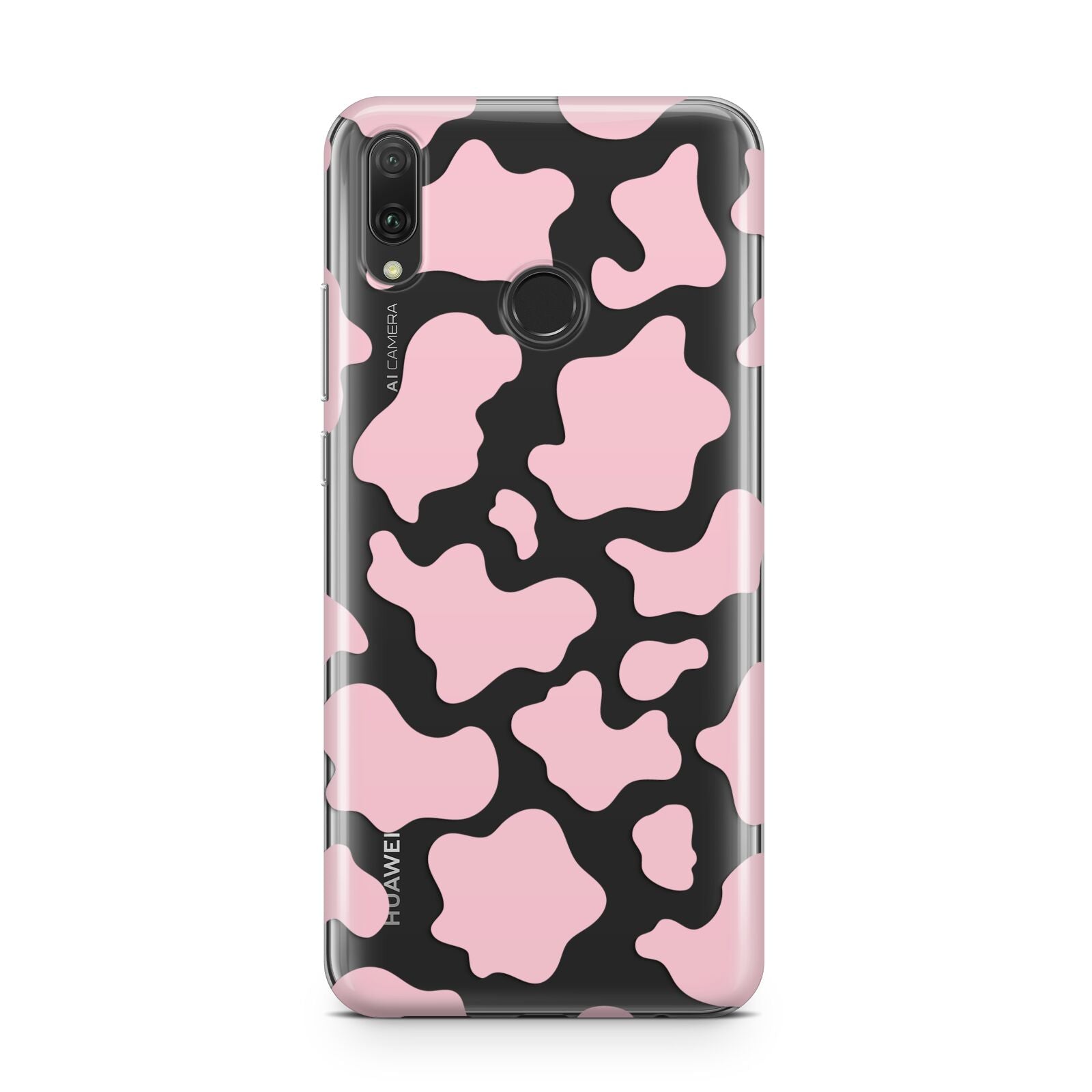 Pink Cow Print Huawei Y9 2019