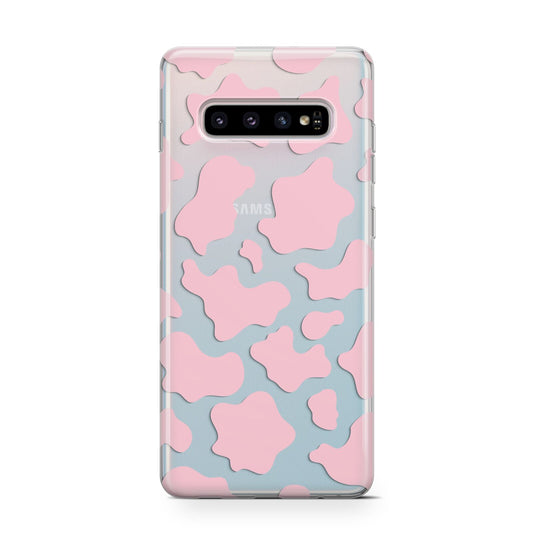 Pink Cow Print Protective Samsung Galaxy Case