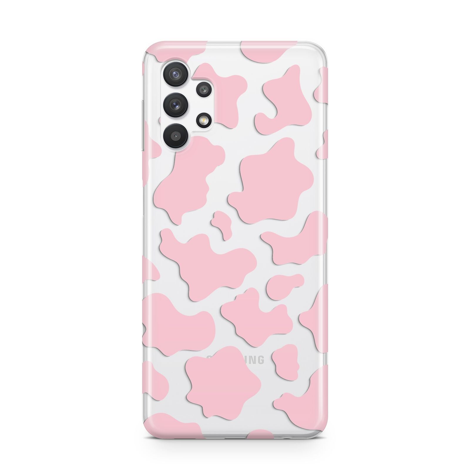 Pink Cow Print Samsung A32 5G Case