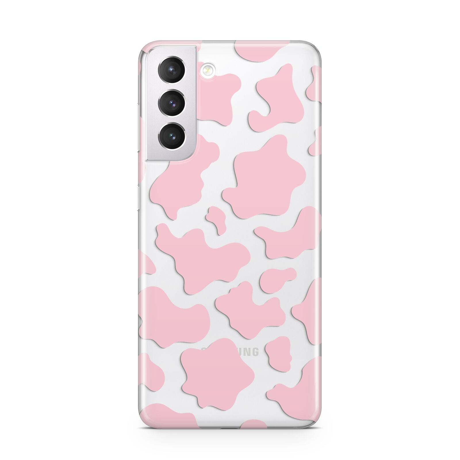 Pink Cow Print Samsung S21 Case